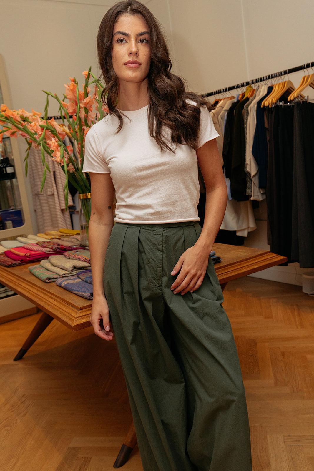 AURALEE | ORGANIC COTTON JERSEY T SHIRT