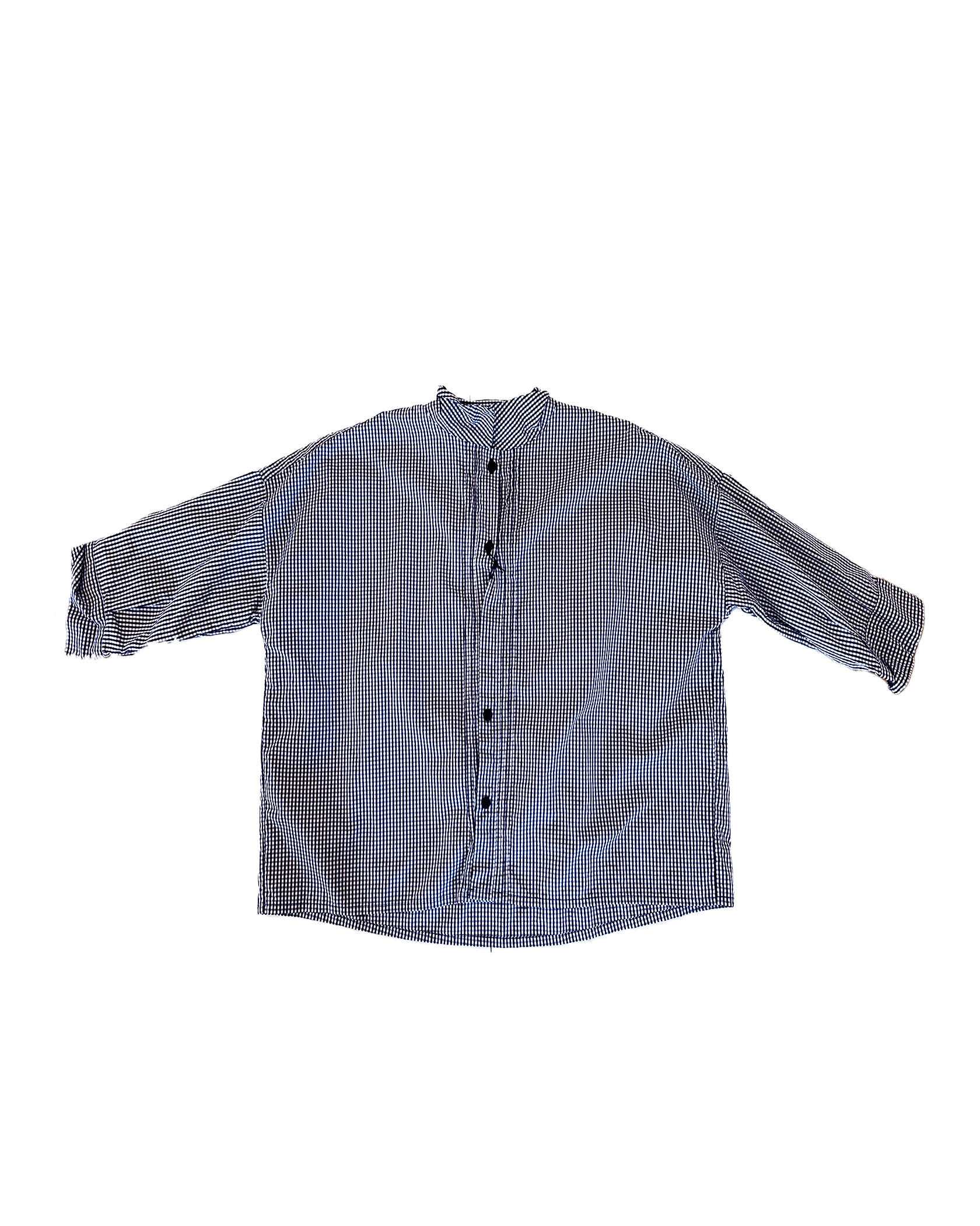 BERGFABEL | 3/4 SLEEVE CHECKED CLAUDIA BLOUSE