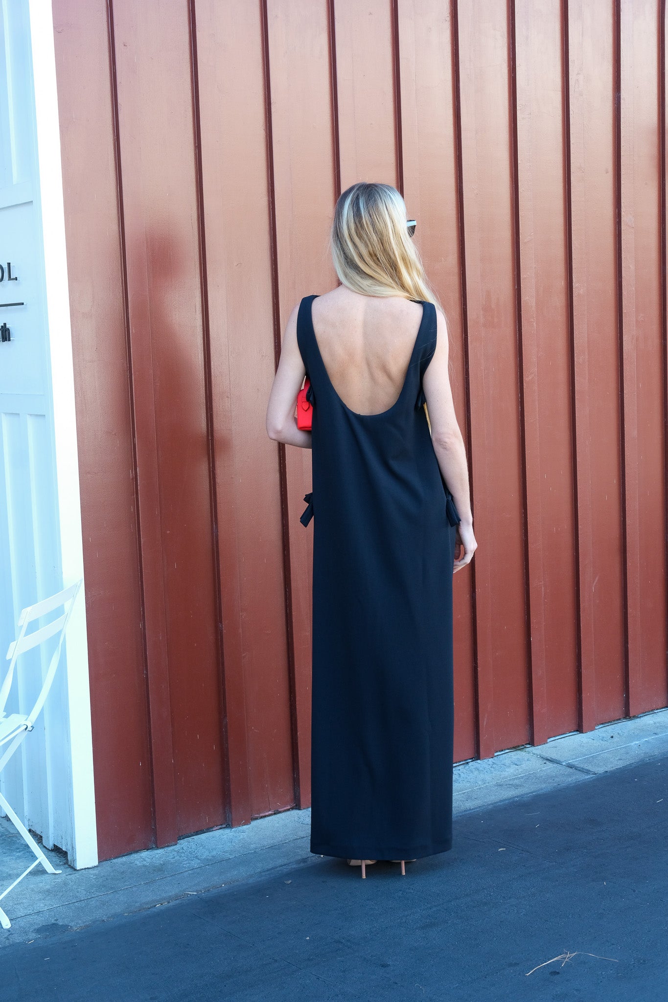 BERNADETTE | BLACK COLETTE LONG DRESS | WOMEN'S LUXURY DESIGNER CLOTHING, SHOES, HANDBAGS & JEWELRY | CAPITOL CHARLOTTE, NC & BRENTWOOD, CA