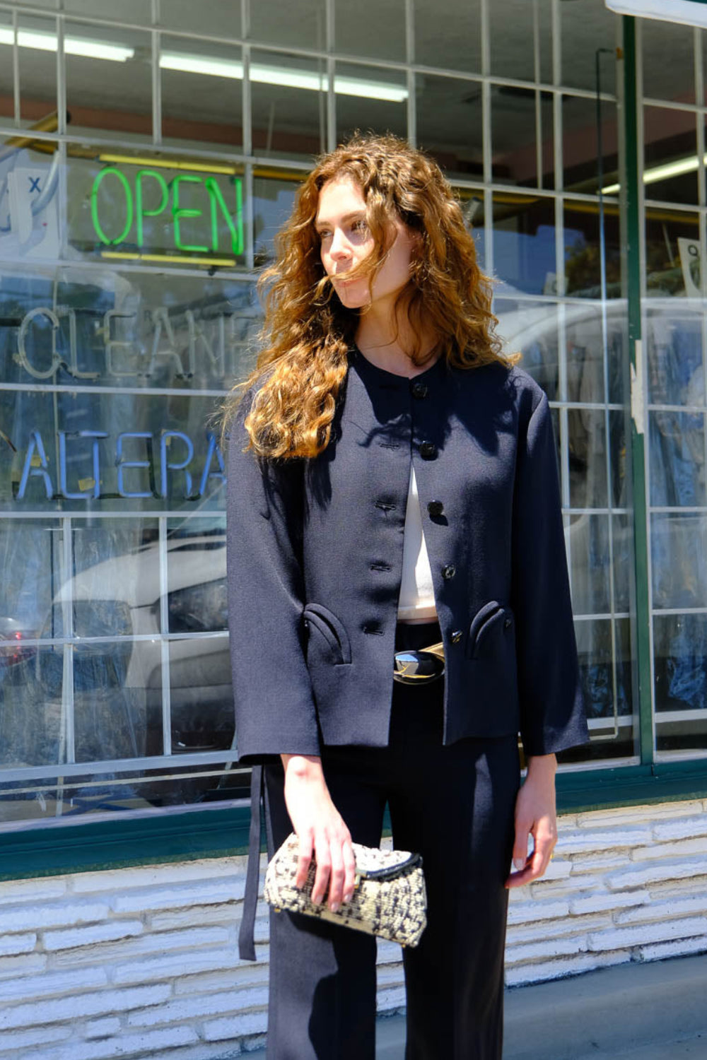 BLAZE | BELTED LUNA DALES JACKET | WOMEN'S LUXURY DESIGNER CLOTHING, JEWELRY & ACCESSORIES | CAPITOL CHARLOTTE, NC & BRENTWOOD, CA
