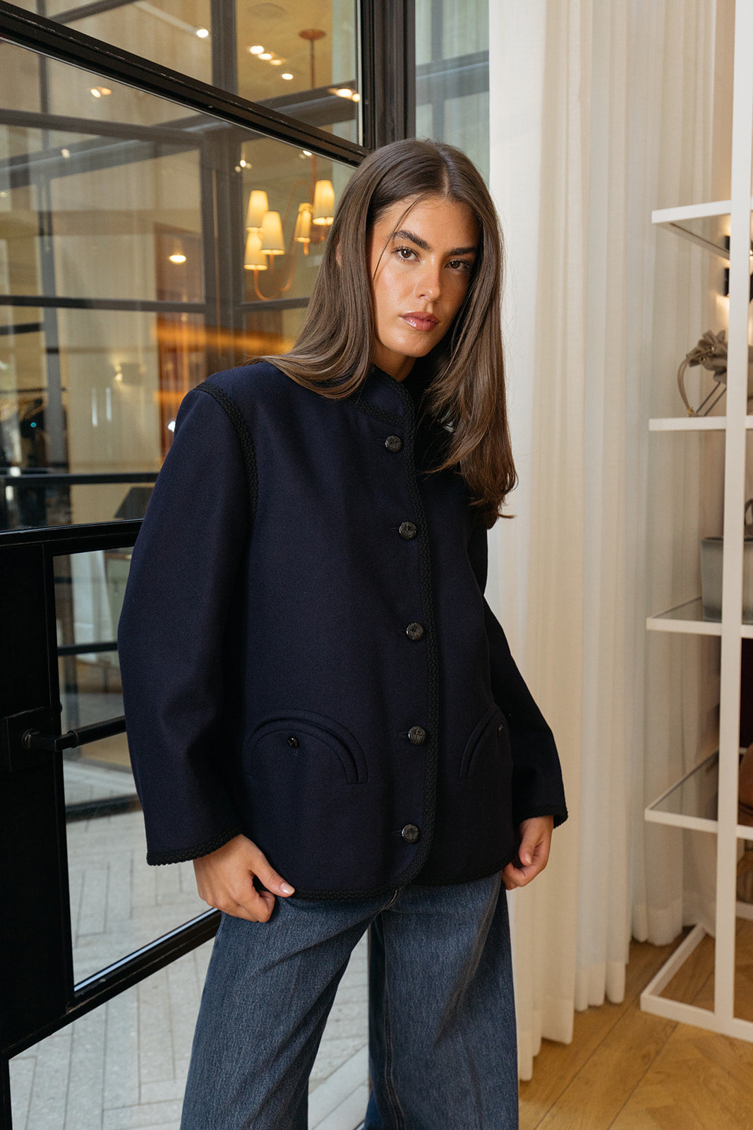 BLAZE | NITALK CURLY JACKET | WOMEN'S LUXURY DESIGNER CLOTHING, JEWELRY & ACCESSORIES | CAPITOL CHARLOTTE, NC & BRENTWOOD, CA
