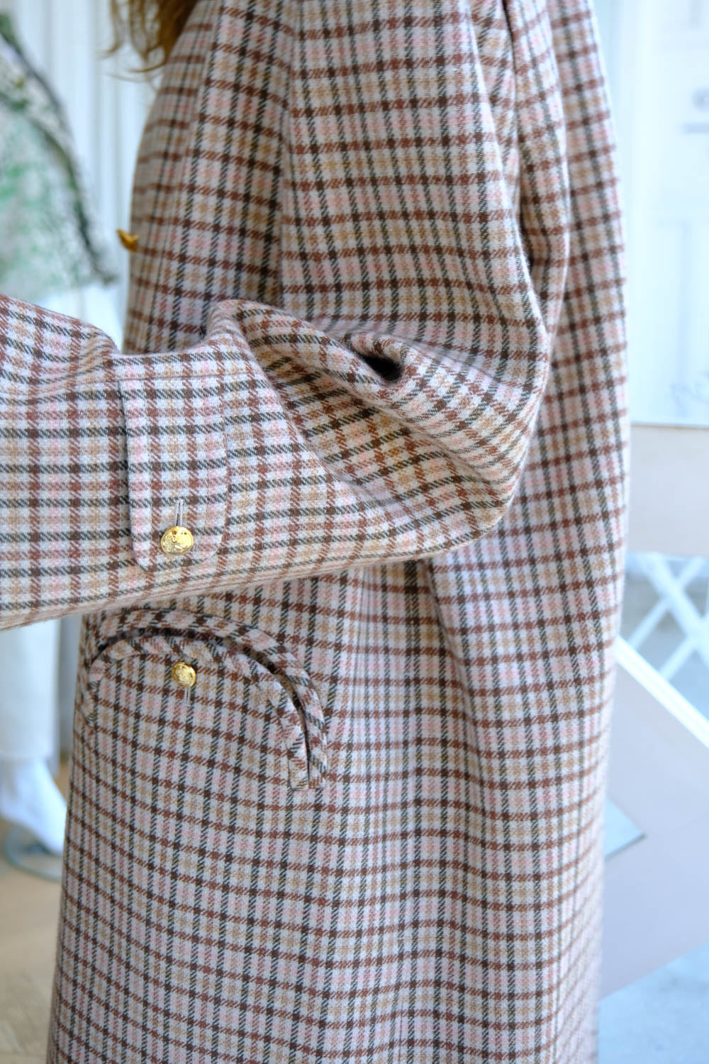 BLAZE | PLAID AGAPE WOOLY COAT | WOMEN'S LUXURY DESIGNER CLOTHING, JEWELRY & ACCESSORIES | CAPITOL CHARLOTTE, NC & BRENTWOOD, CA