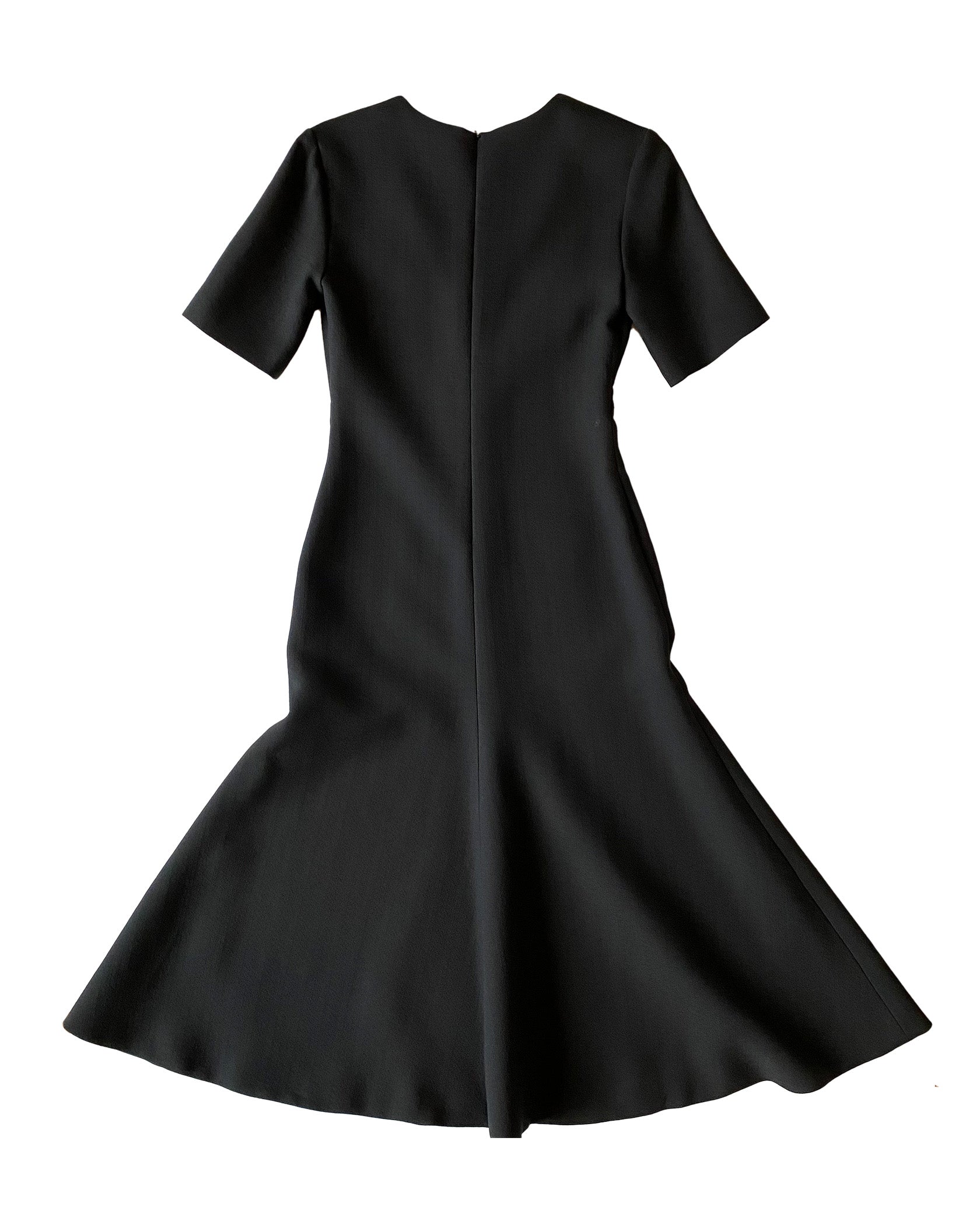 BRANDON MAXWELL | SCOOP NECK INES MIDI DRESS