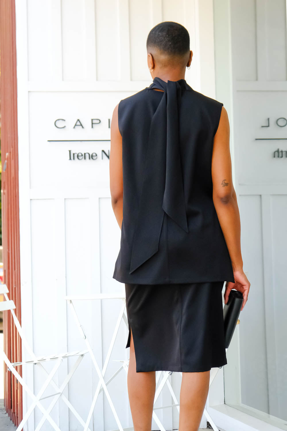BRANDON MAXWELL | MOCKNECK NOA BLOUSON MIDI DRESS | WOMEN'S LUXURY DESIGNER CLOTHING, SHOES, HANDBAGS & JEWELRY | CAPITOL CHARLOTTE, NC & BRENTWOOD, CA