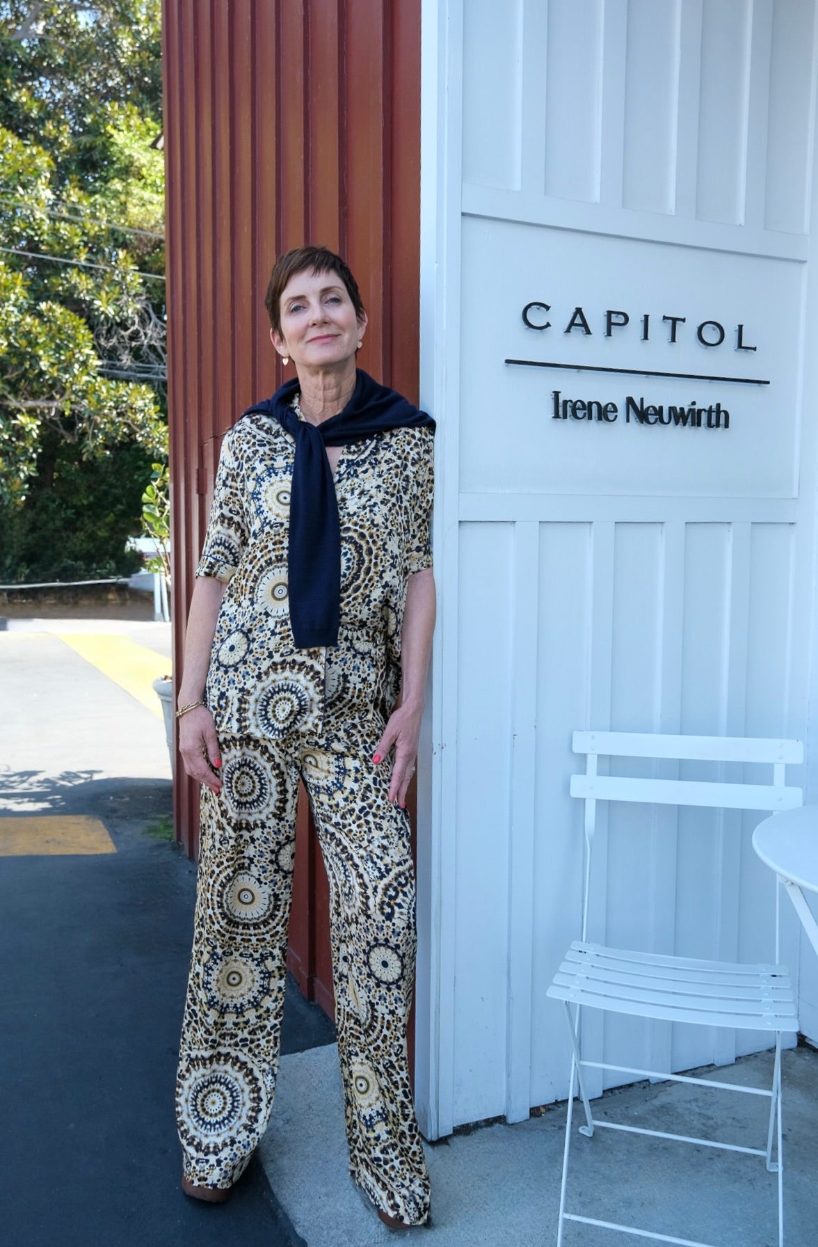 OFFICINE GENERALE | PRINTED SILK BLOUSE
