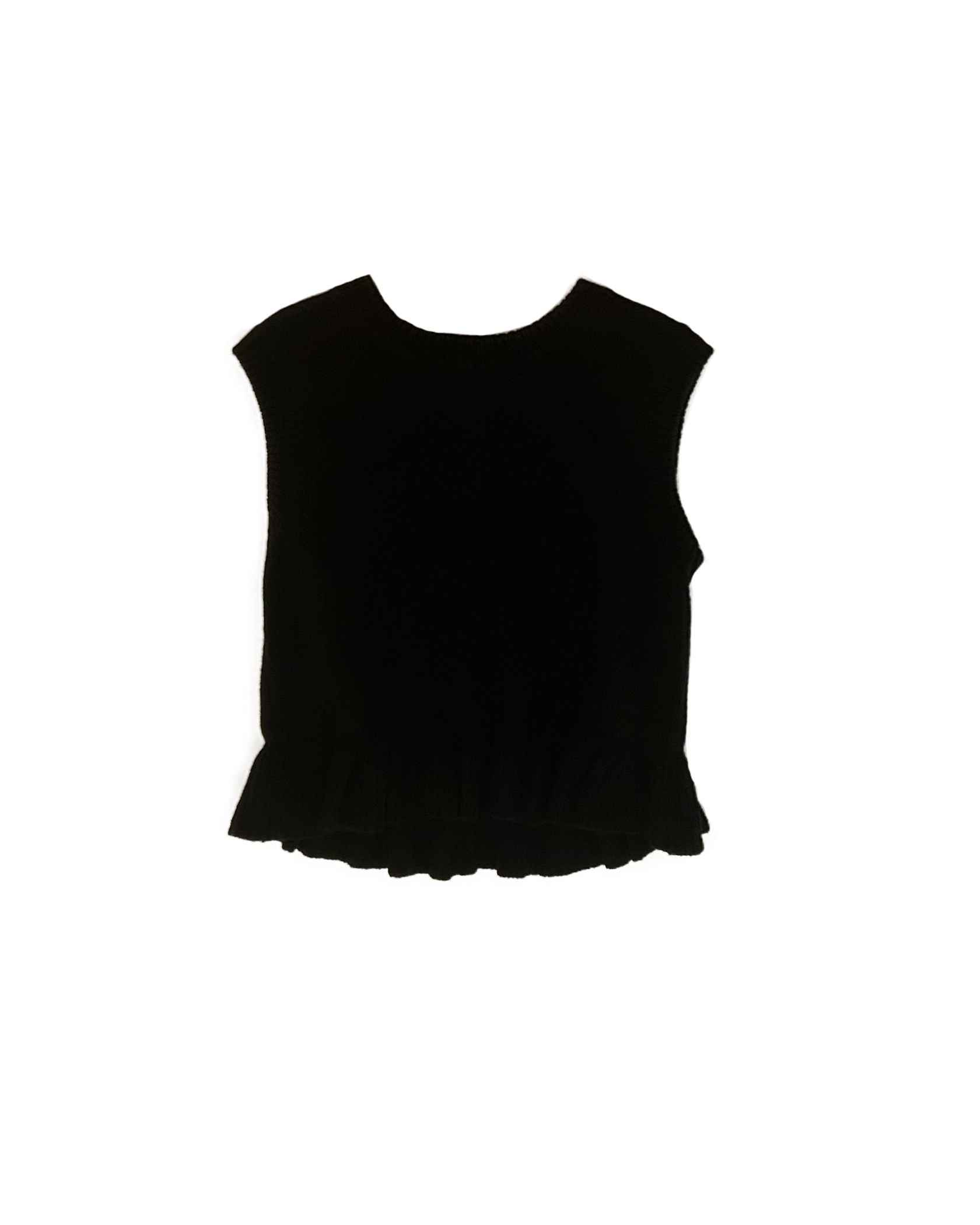 CECILIE BAHNSEN | SLEEVELESS BILL PEPLUM KNIT VEST