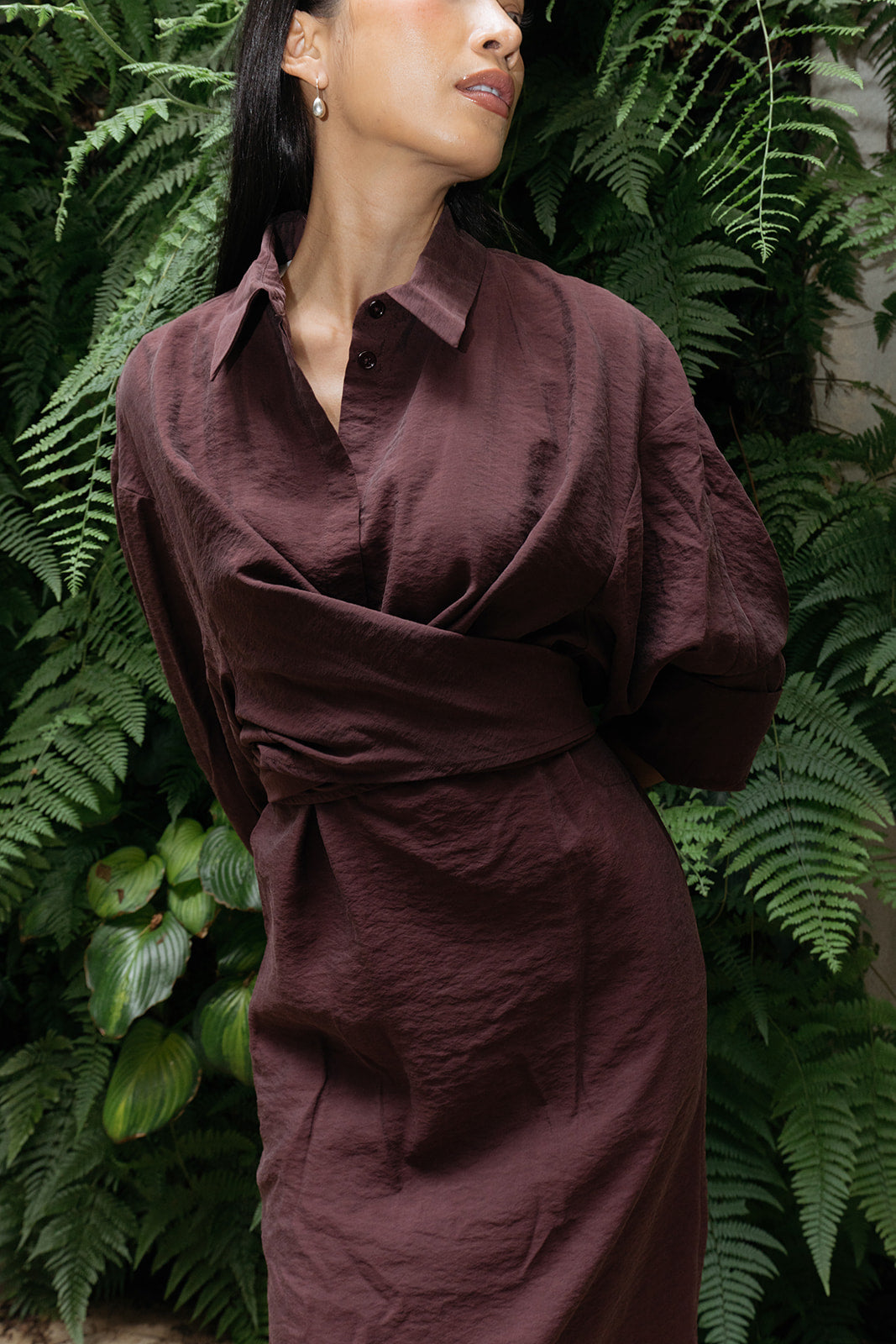 CHRISTIAN WIJNANTS | DRAPED DELPHI SHIRTDRESS | WOMEN'S LUXURY DESIGNER CLOTHING, SHOES, HANDBAGS & JEWELRY | CAPITOL CHARLOTTE, NC & BRENTWOOD, CA