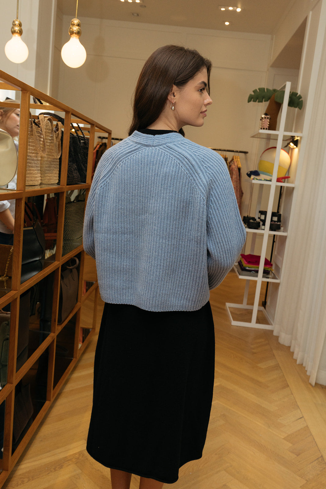 CHRISTIAN WIJNANTS | RIBBED VNECK CARDIGAN