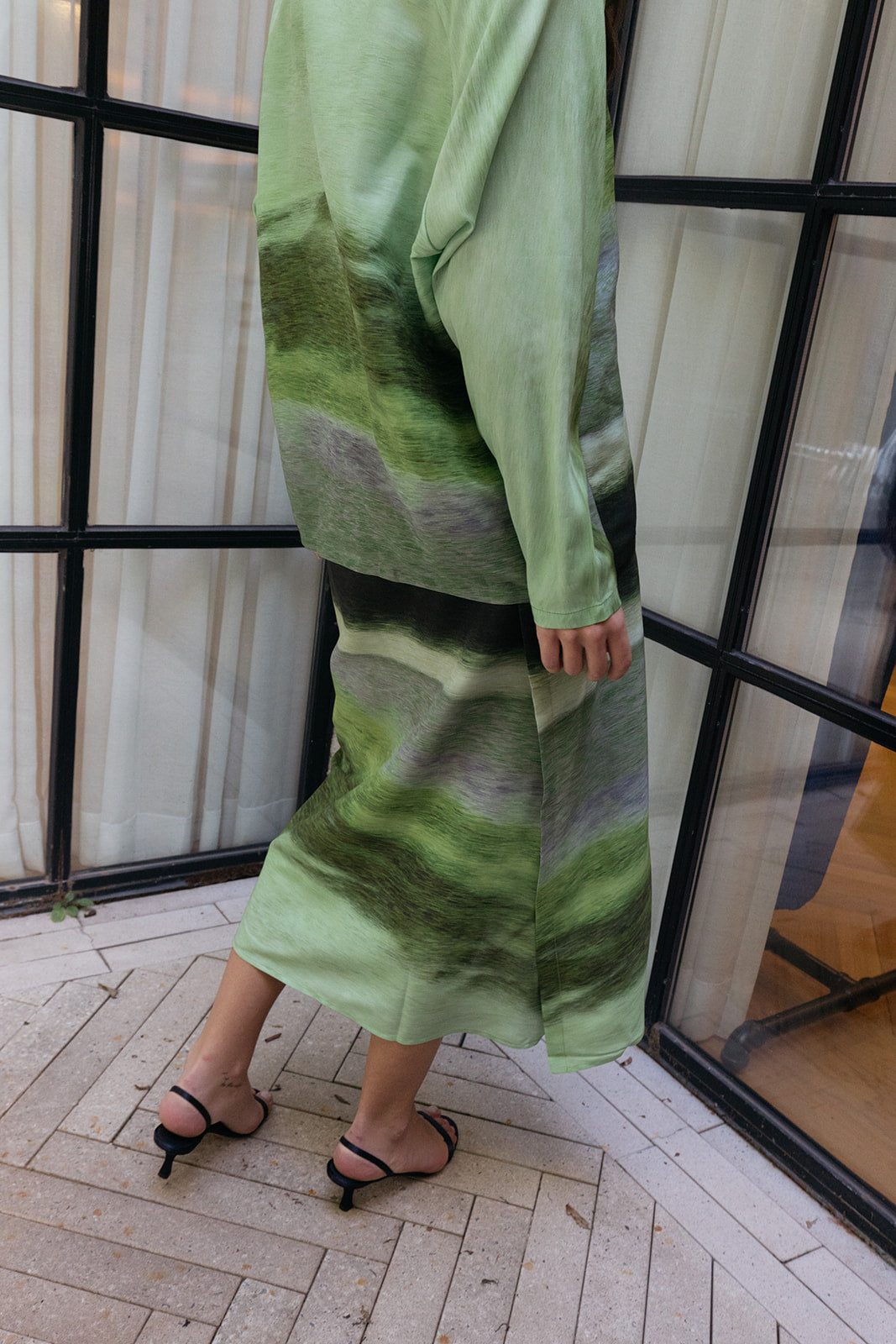 CHRISTIAN WIJNANATS | PRINTED SUEZA MIDI SKIRT