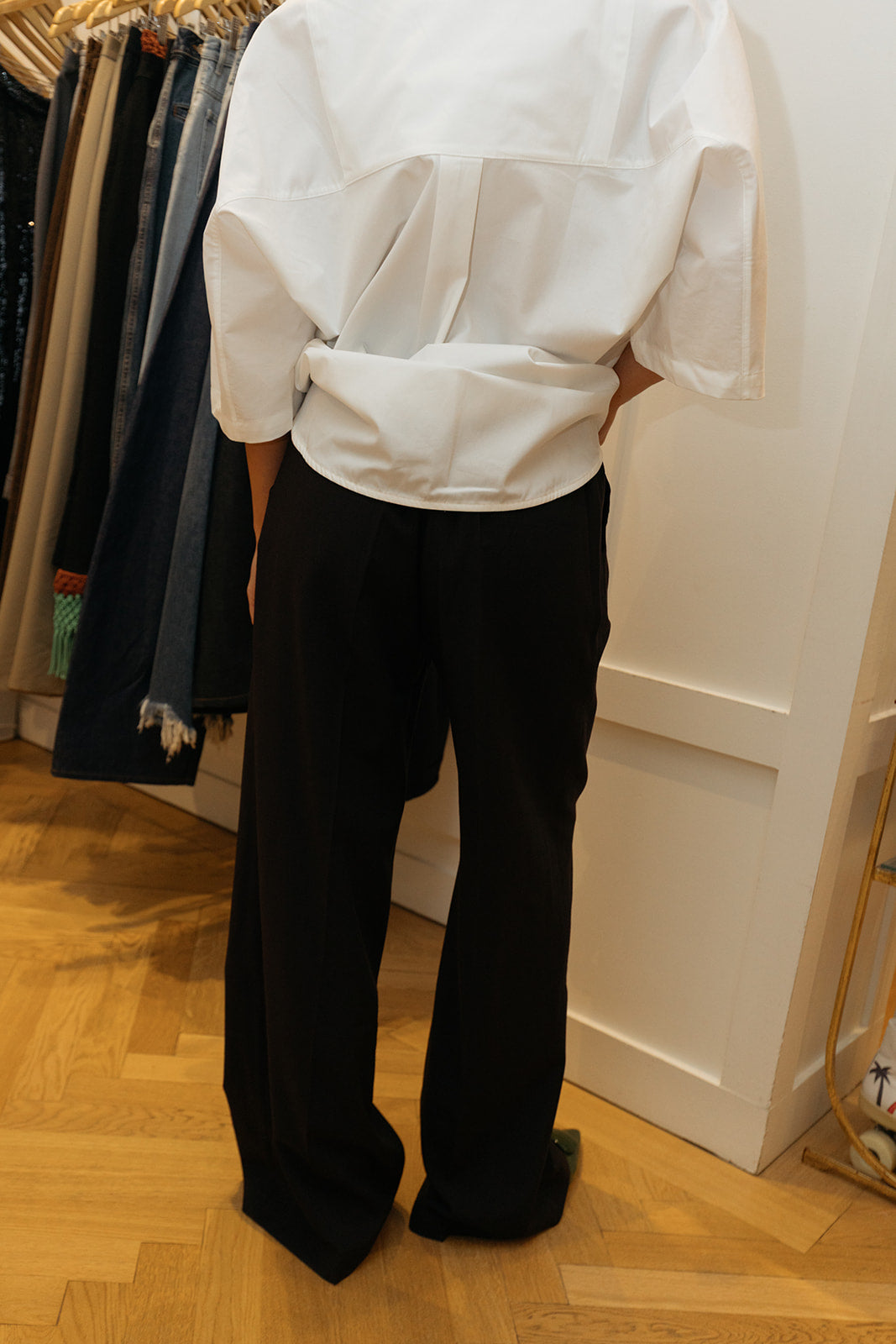 CHRISTIAN WIJNANTS | ELASTIC PANT W ROUNDED POCKET