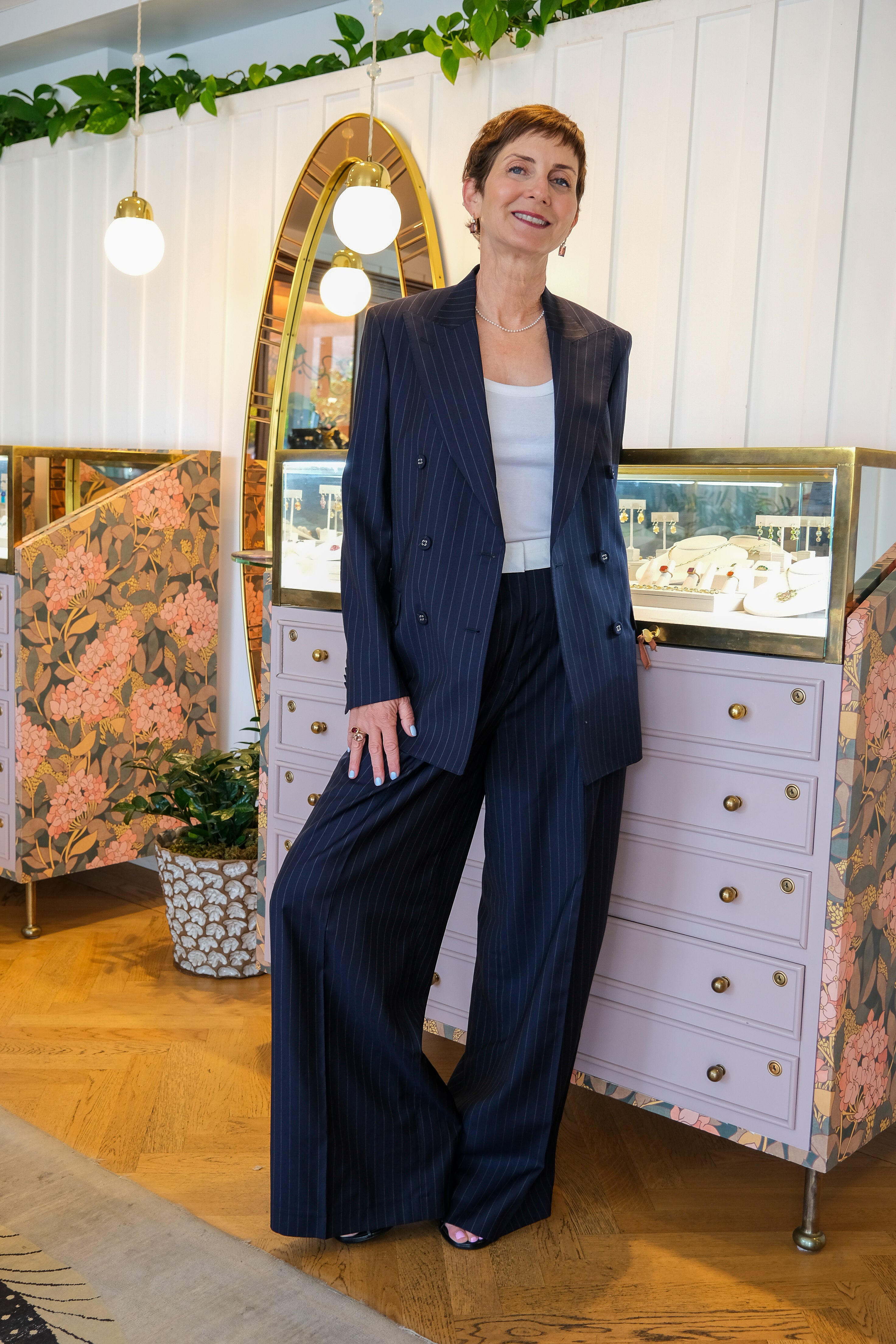 OFFICINE GENERALE | ELIA PINSTRIPE PANT