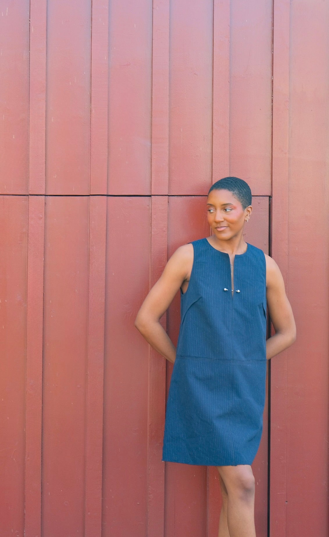 NACKIYE | BONJOUR PINSTRIPE DRESS