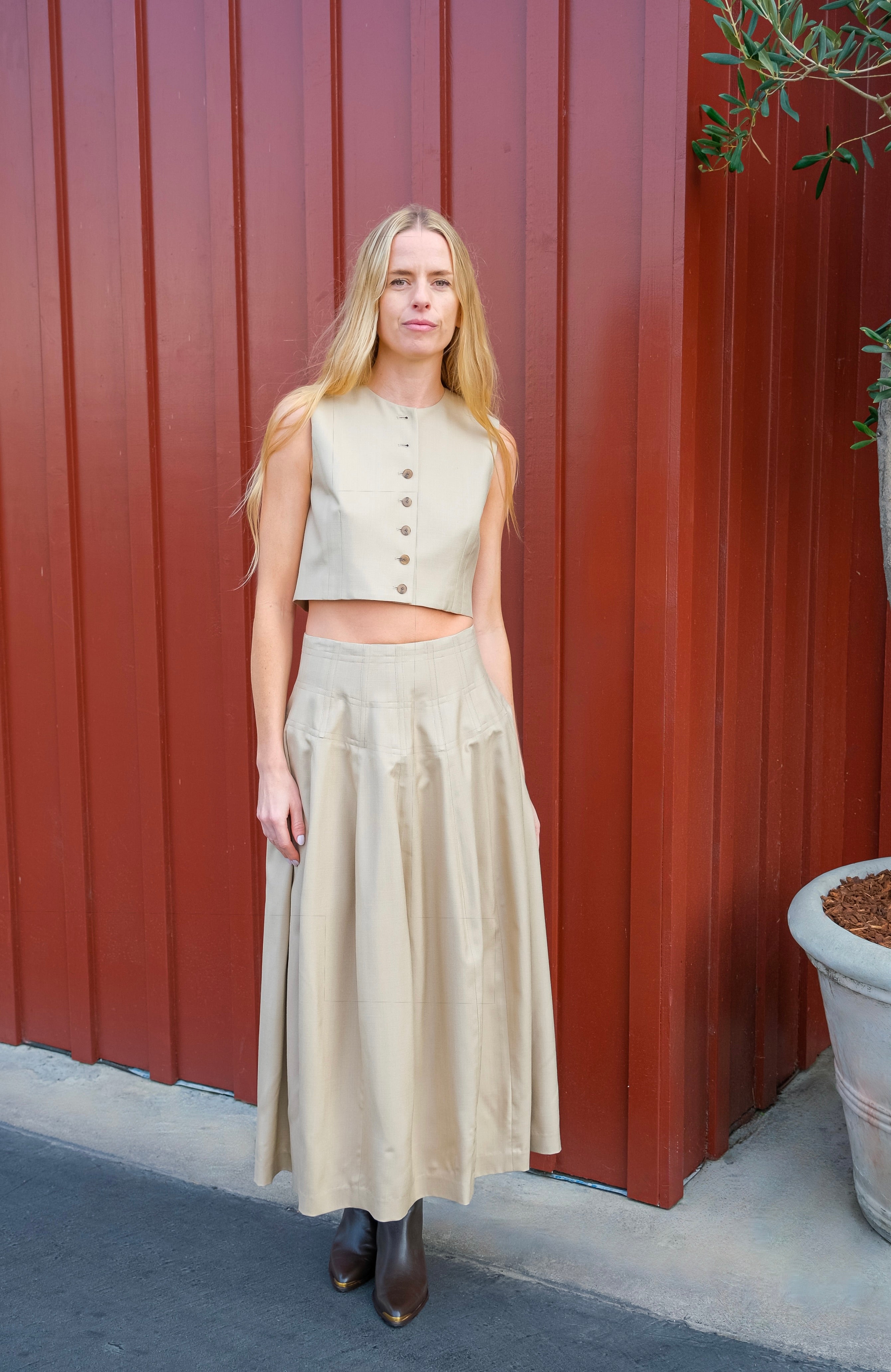 HEIRLOME | SILK ESTEFANIA SKIRT