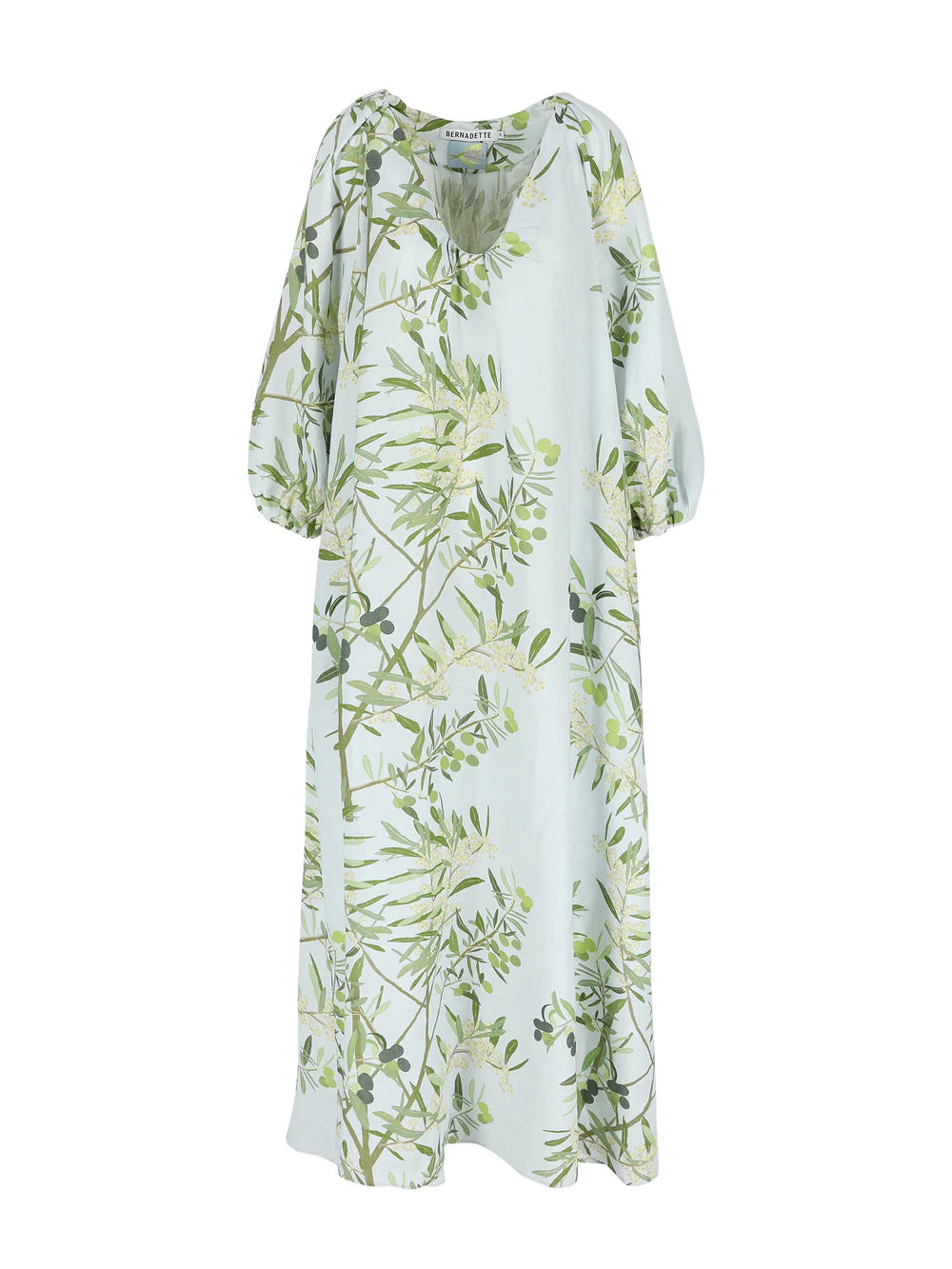 BERNADETTE | SCOOP NECK GEORGIO LONG DRESS