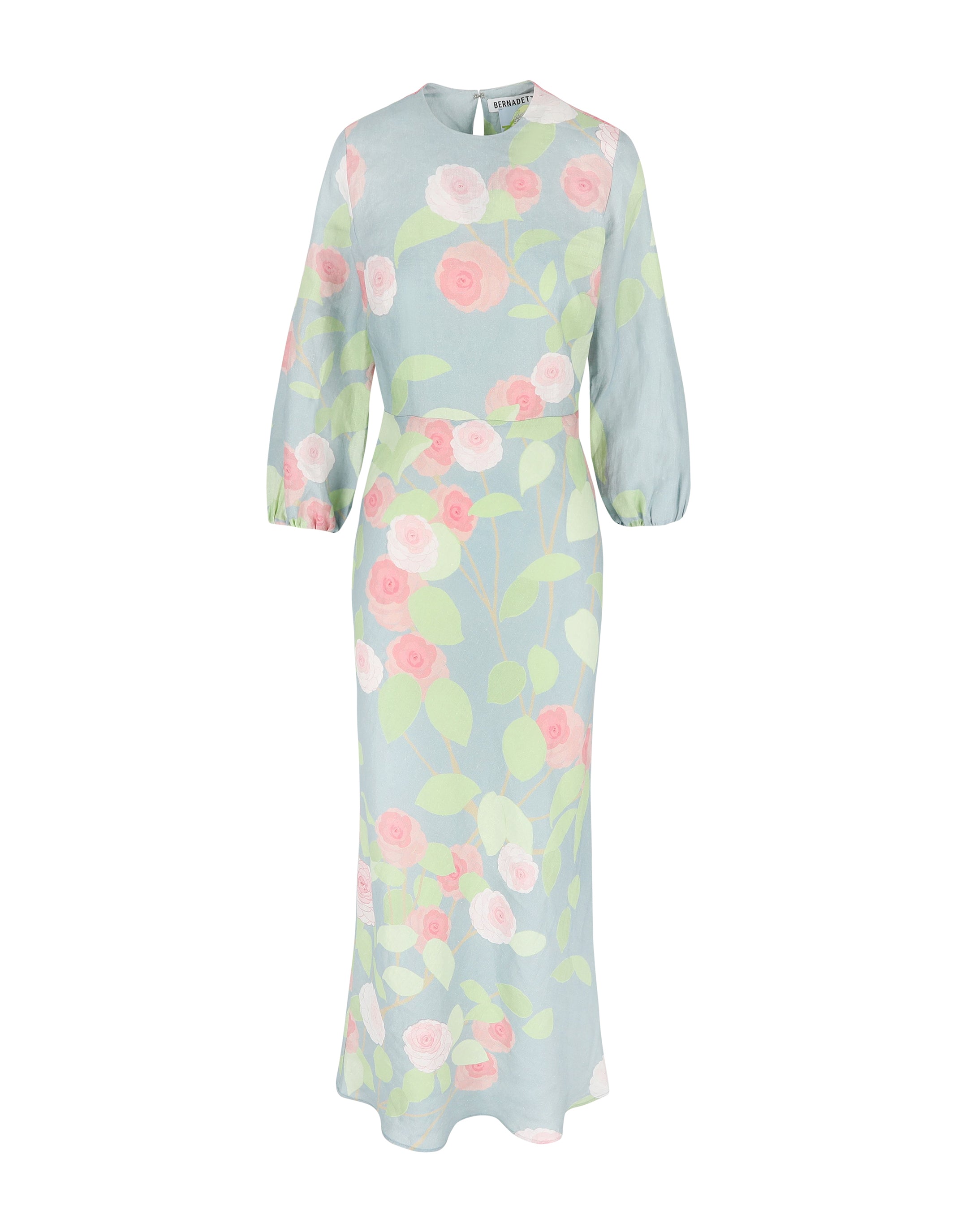 BERNADETTE | FLORAL BERNA LONG DRESS