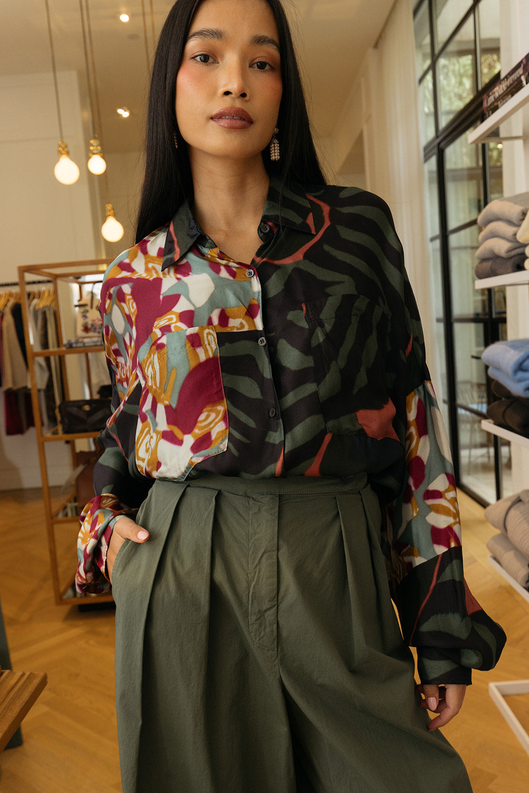 DRIES VAN NOTEN | PRINTED CASIA BUTTON DOWN