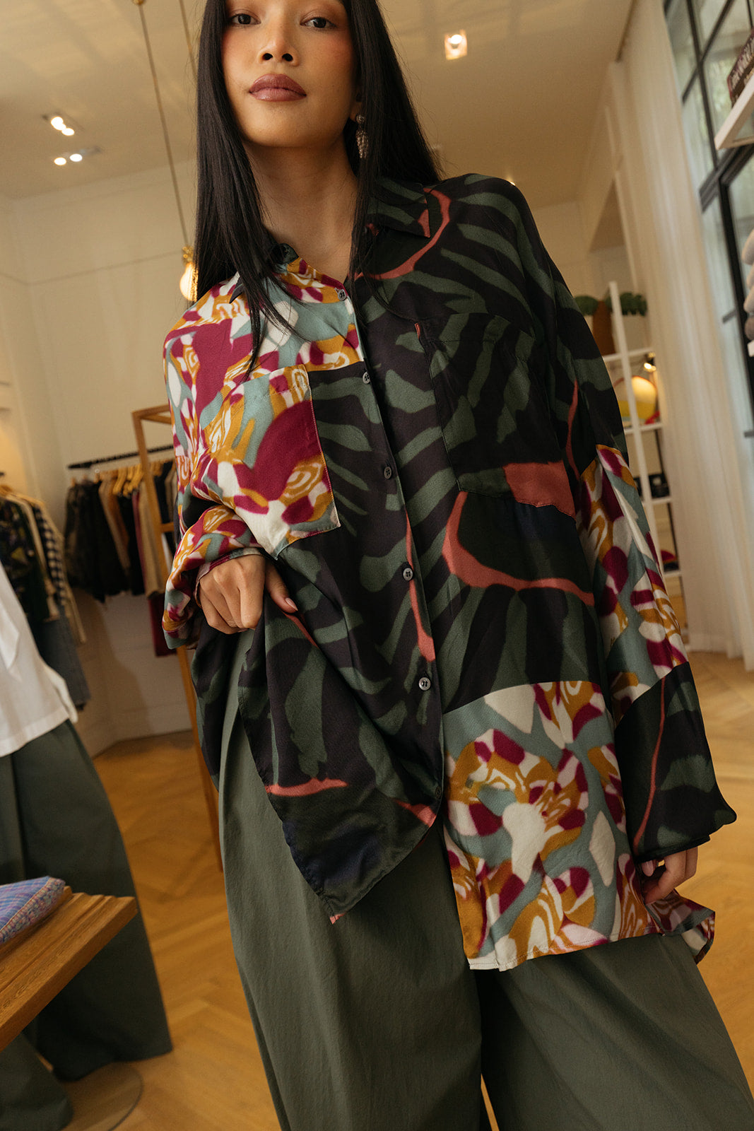 DRIES VAN NOTEN | PRINTED CASIA BUTTON DOWN
