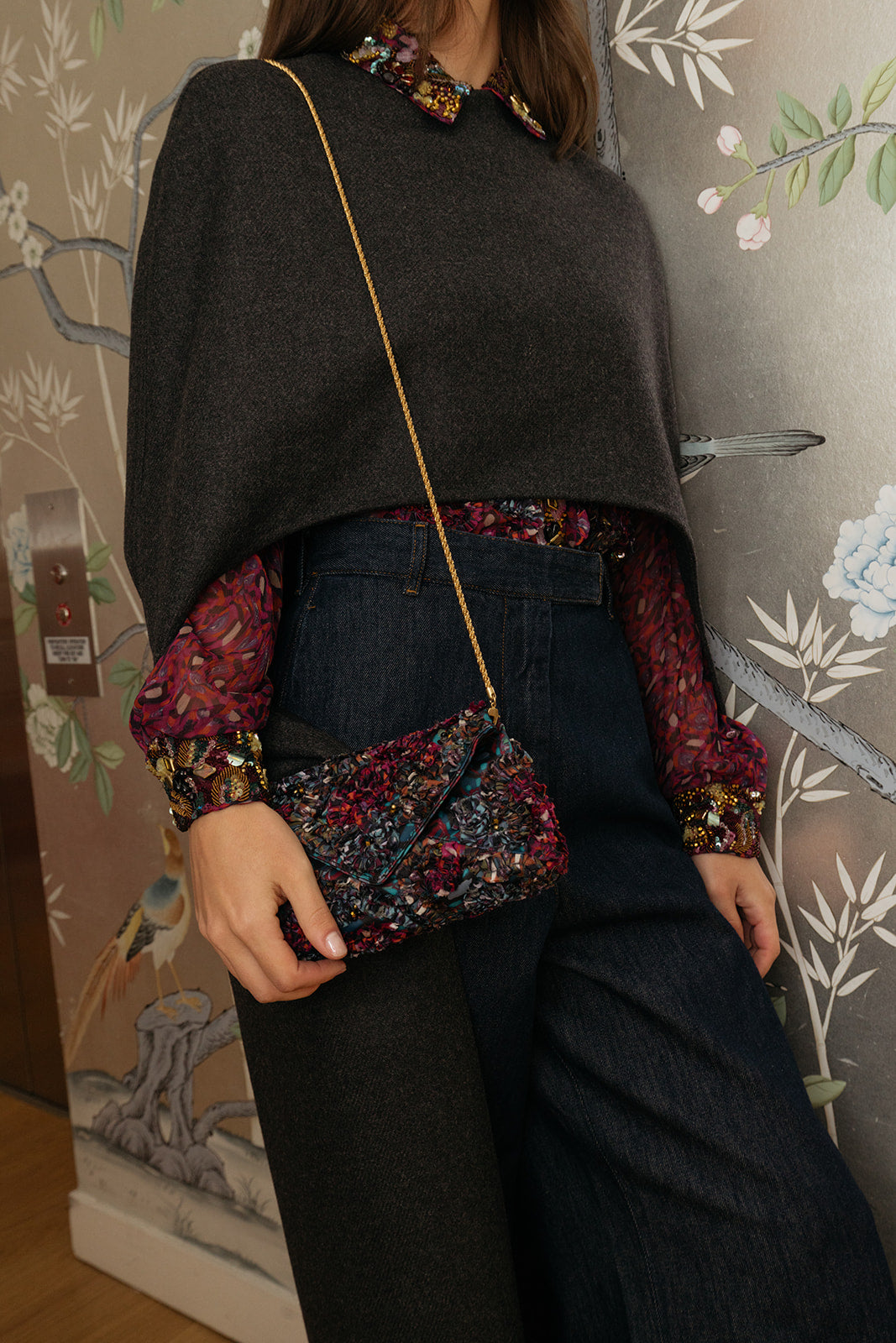 DRIES VAN NOTEN | EMB CLUTCH | WOMEN'S LUXURY DESIGNER CLOTHING, SHOES, HANDBAGS & JEWELRY | CAPITOL CHARLOTTE, NC & BRENTWOOD, CA