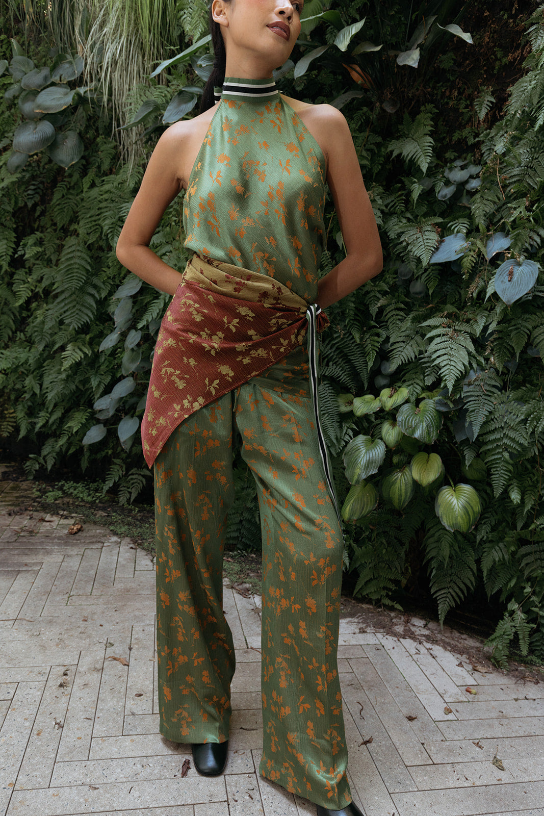 DRIES VAN NOTEN | FLORAL SE PUVIS DRAWSTRING PANTS | WOMEN'S LUXURY DESIGNER CLOTHING, SHOES, HANDBAGS & JEWELRY | CAPITOL CHARLOTTE, NC & BRENTWOOD, CA