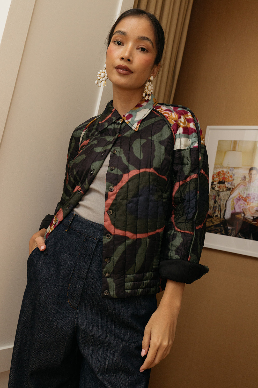 DRIES VAN NOTEN | PATCHWORK ROLANA COAT | WOMEN'S LUXURY DESIGNER CLOTHING, SHOES, HANDBAGS & JEWELRY | CAPITOL CHARLOTTE, NC & BRENTWOOD, CA