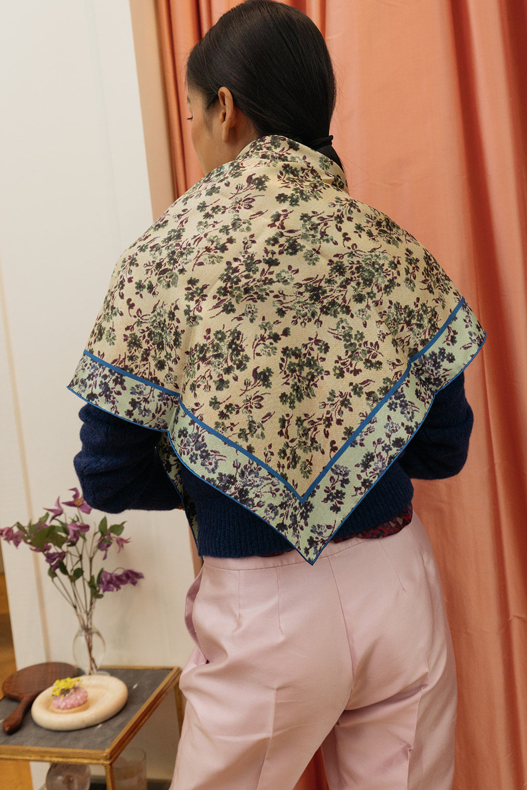 DRIES VAN NOTEN | PRINTED FOULARD | WOMEN'S LUXURY DESIGNER CLOTHING, SHOES, HANDBAGS & JEWELRY | CAPITOL CHARLOTTE, NC & BRENTWOOD, CA