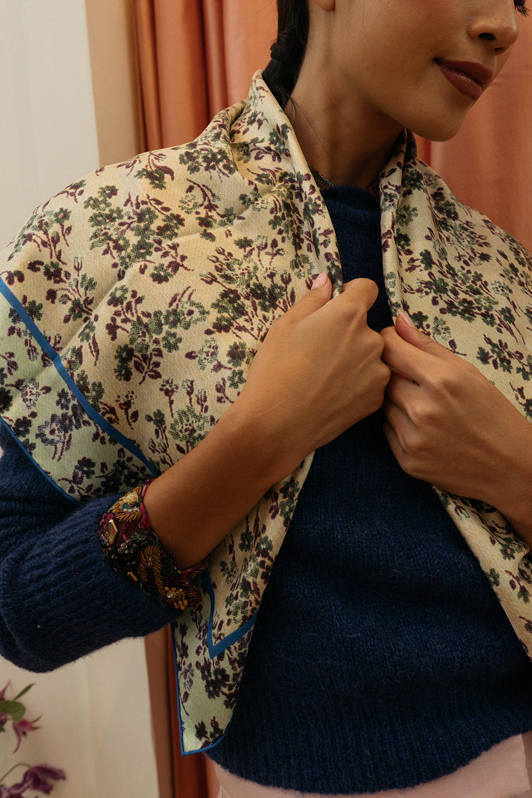 DRIES VAN NOTEN | PRINTED FOULARD | WOMEN'S LUXURY DESIGNER CLOTHING, SHOES, HANDBAGS & JEWELRY | CAPITOL CHARLOTTE, NC & BRENTWOOD, CA