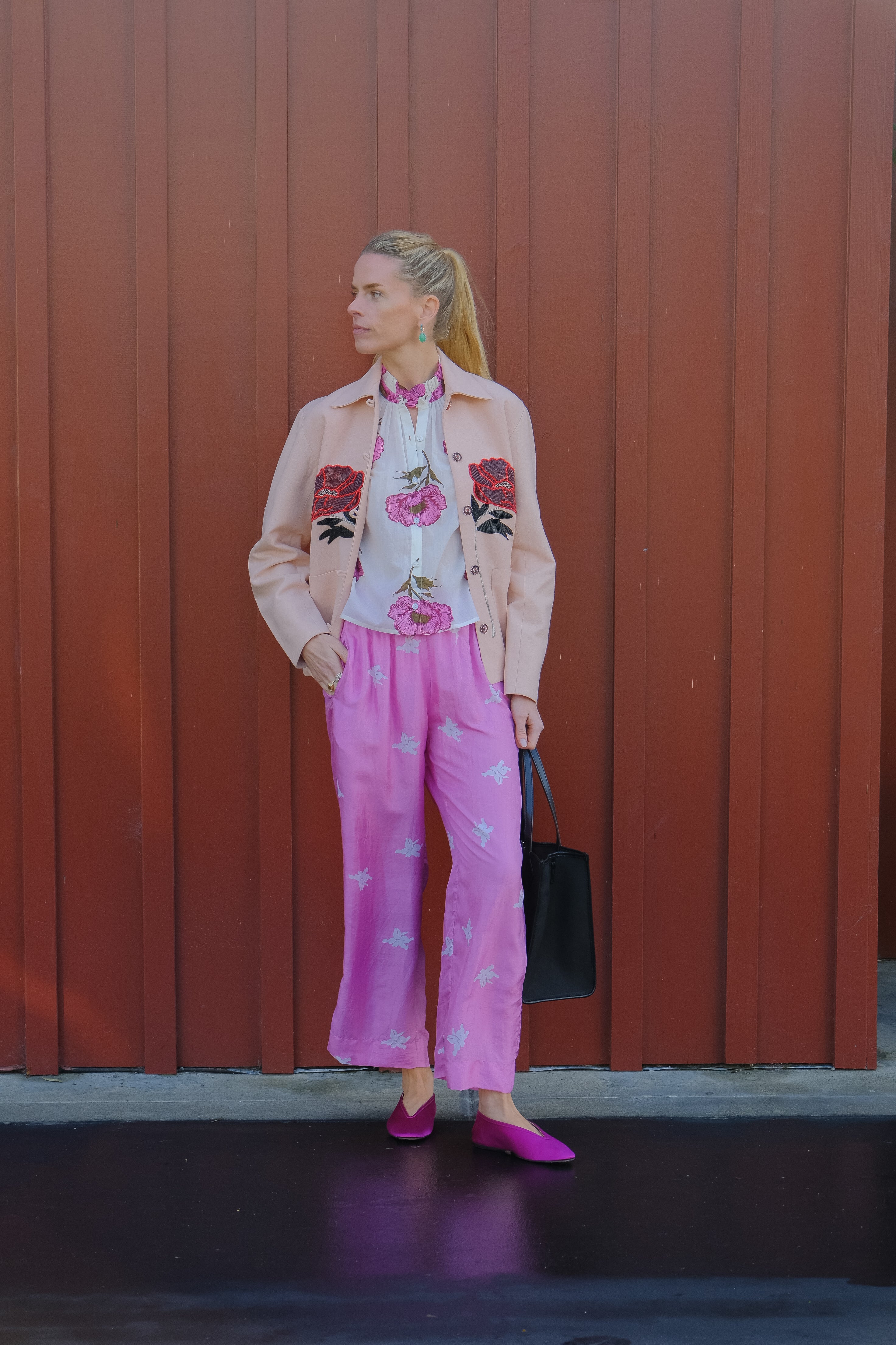 ALIX OF BOHEMIA | ANNABEL MELON BLOOM SHIRT