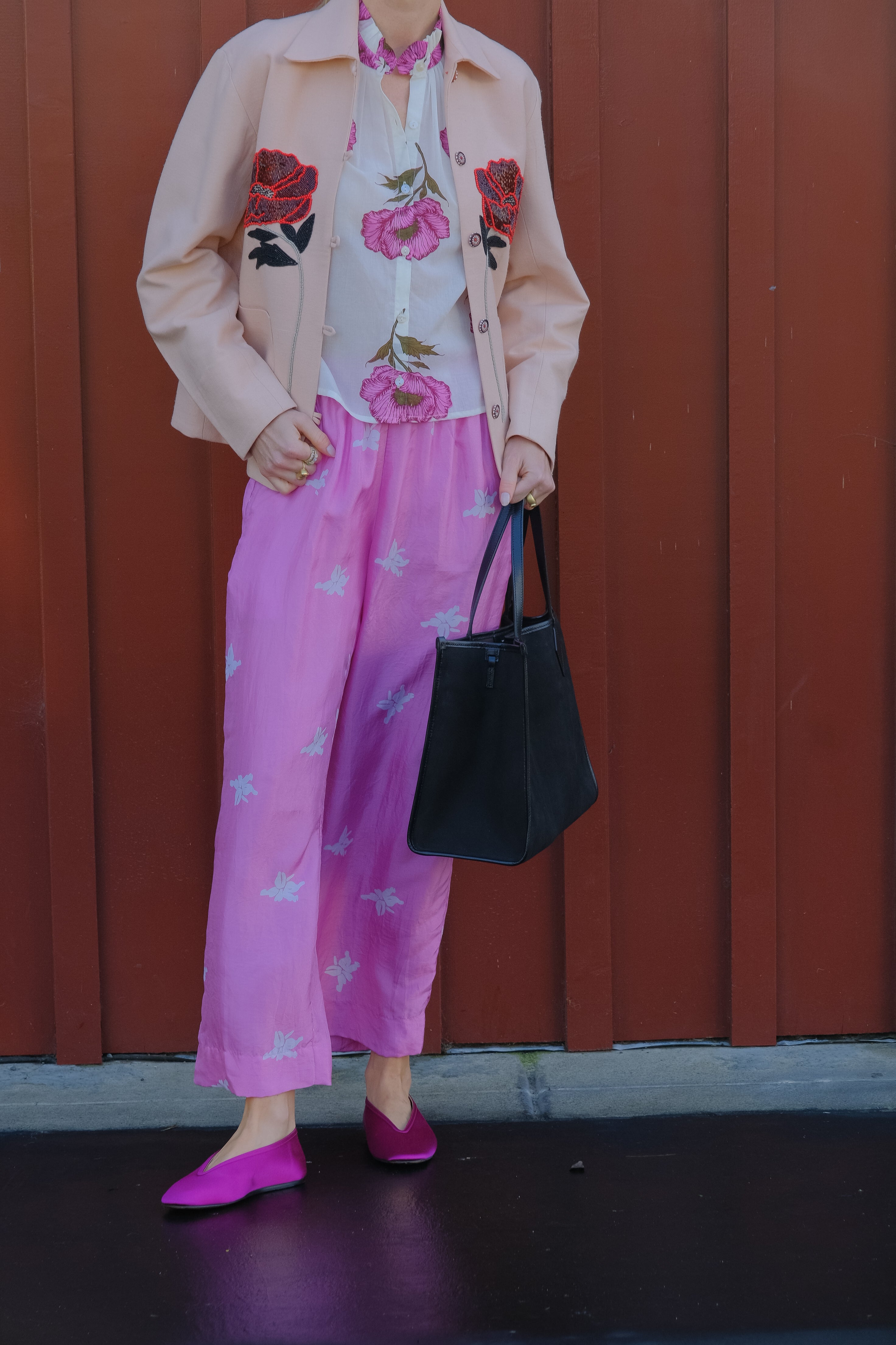 ALIX OF BOHEMIA | ANNABEL MELON BLOOM SHIRT