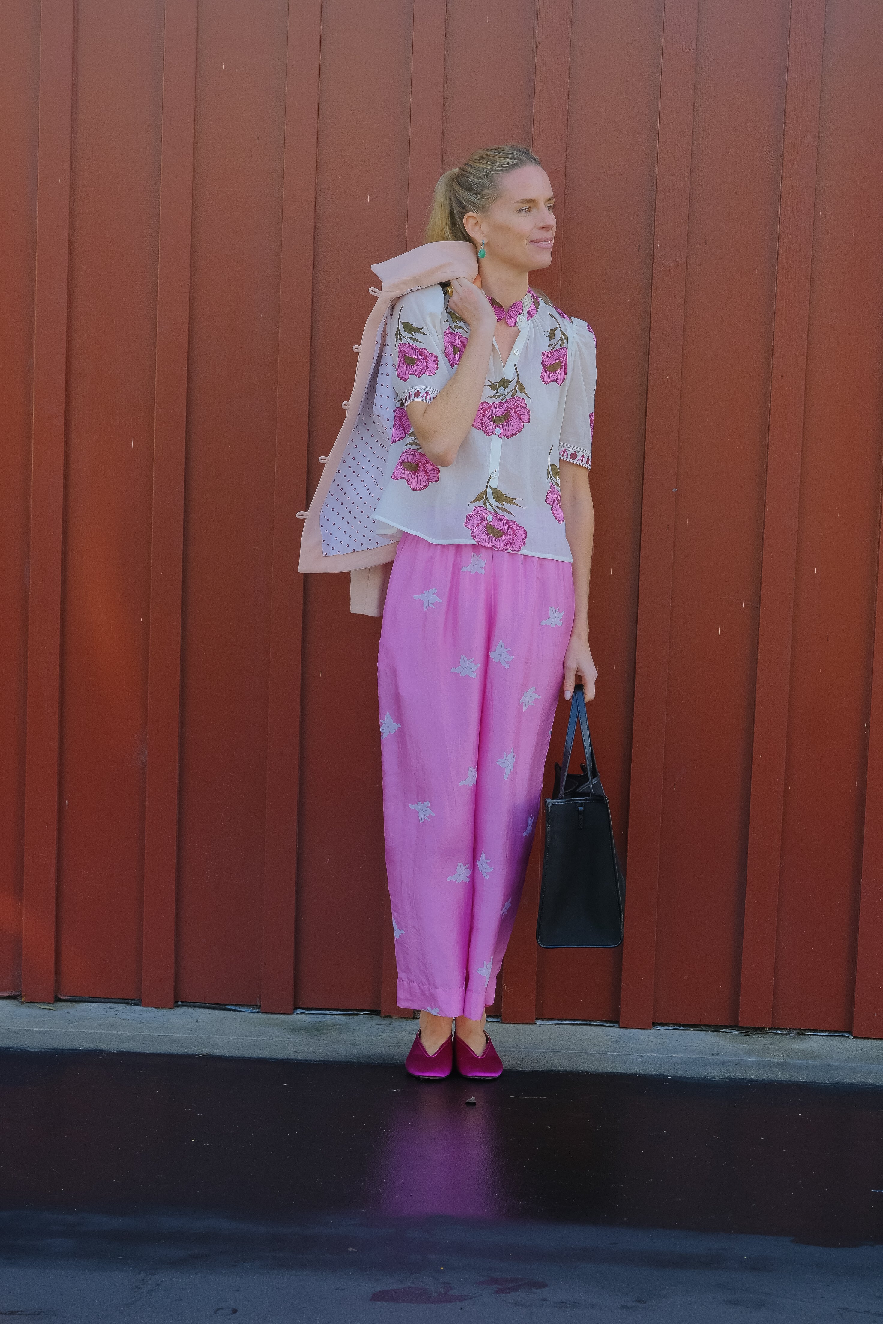 ALIX OF BOHEMIA | ANNABEL MELON BLOOM SHIRT