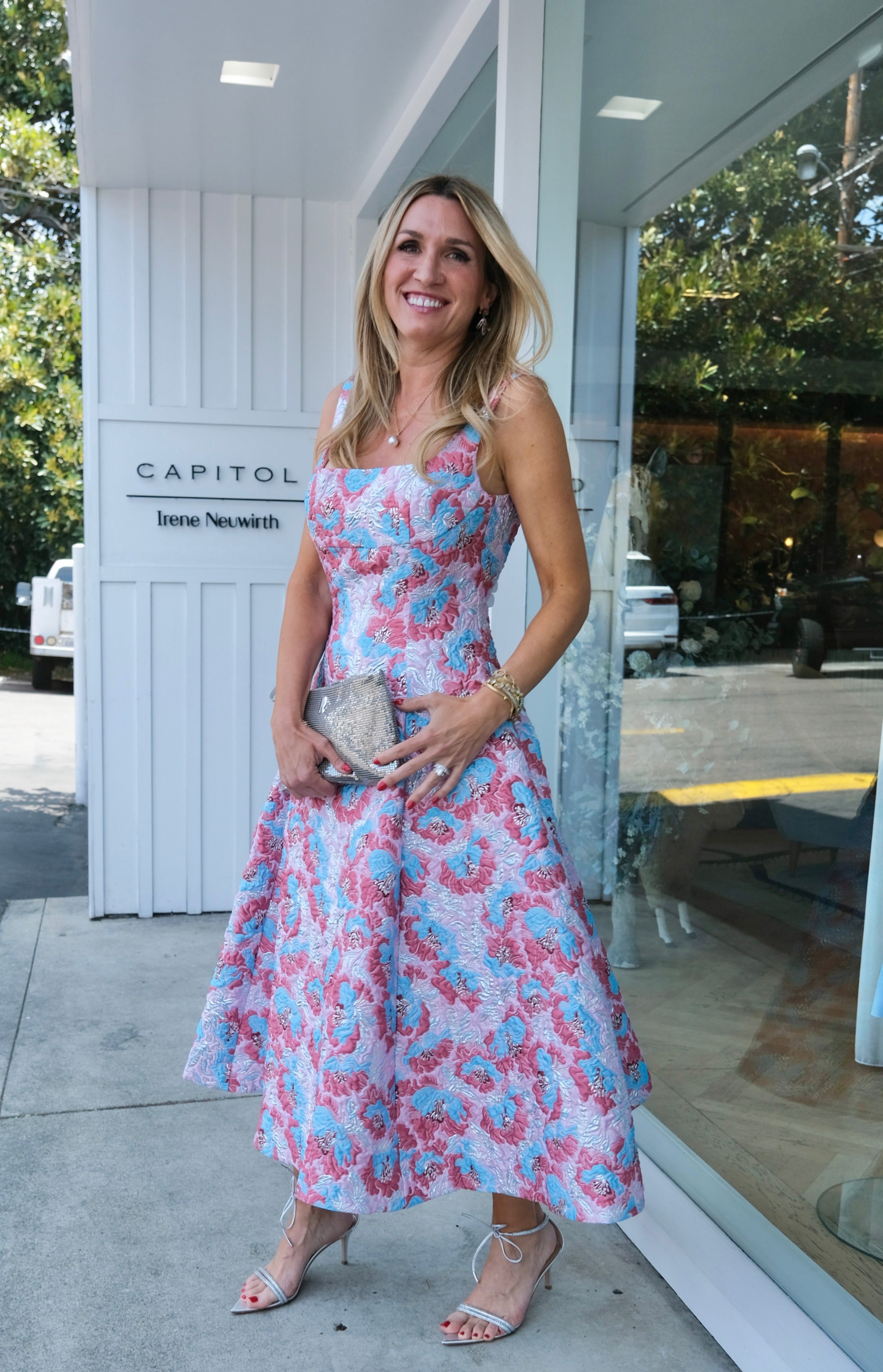 MARY KATRANTZOU | PRINTED BEAUX MIDI DRESS