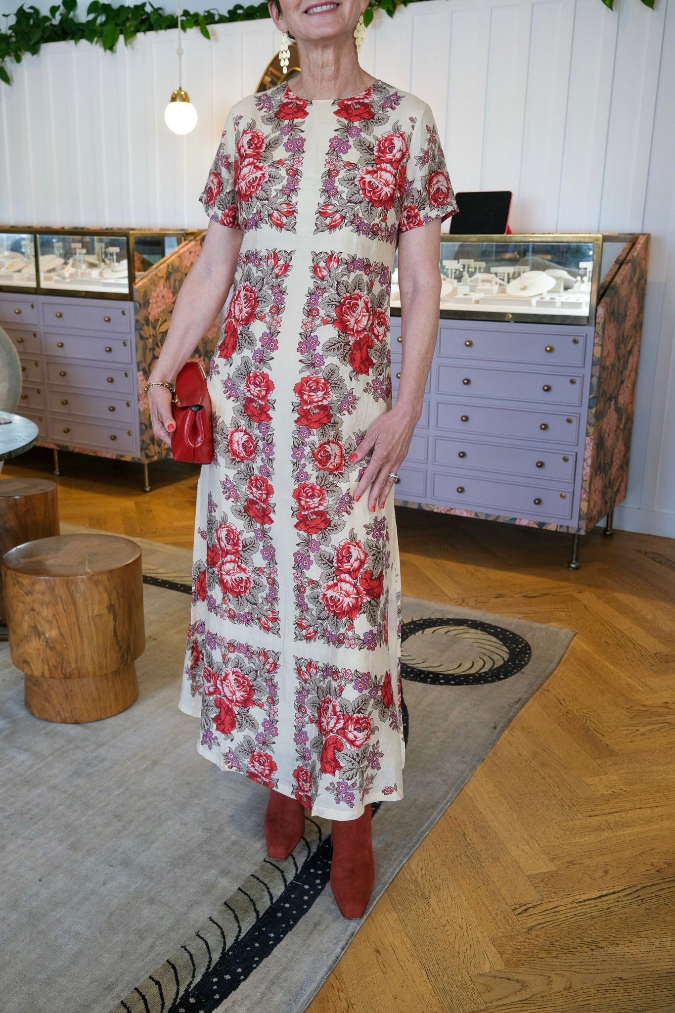 ALIX OF BOHEMIA | PRINTED PREETI MIDI DRESS