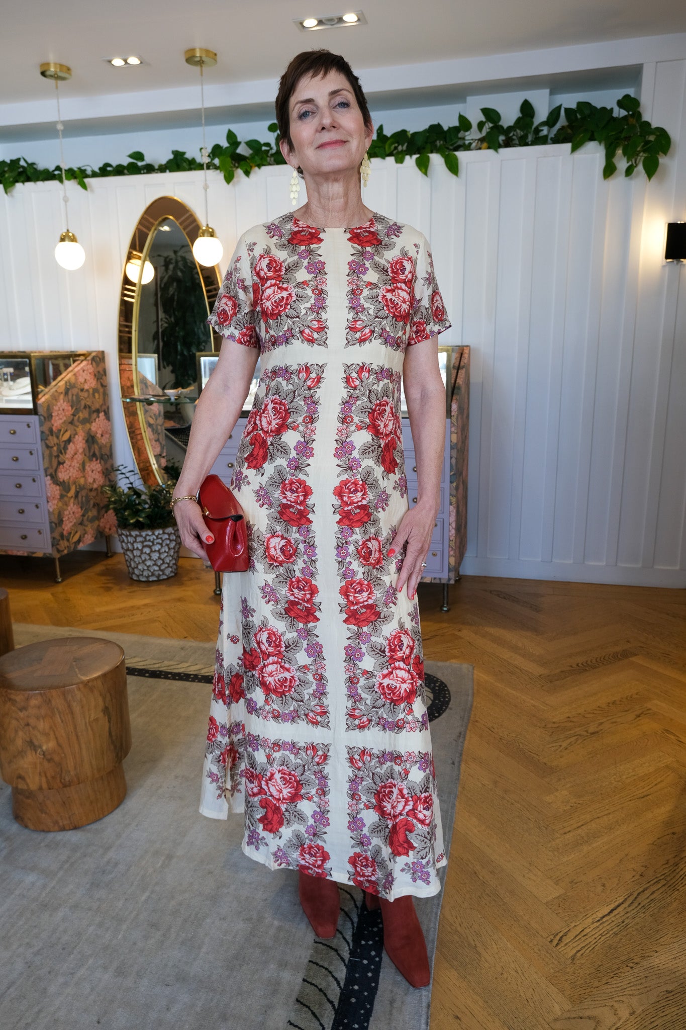 ALIX OF BOHEMIA | PRINTED PREETI MIDI DRESS