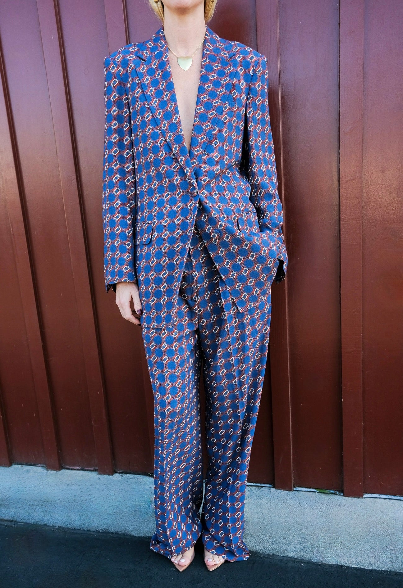 DRIES VAN NOTEN | MOSAIC PRINT CREPE PANT