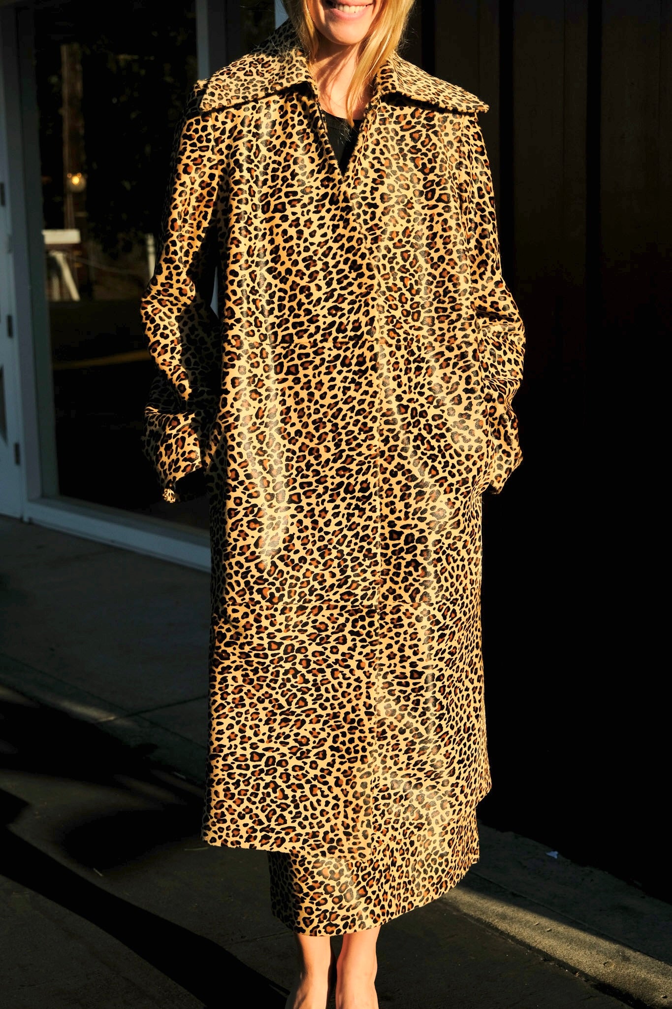 CO | COWHAIR LEOPARD COAT