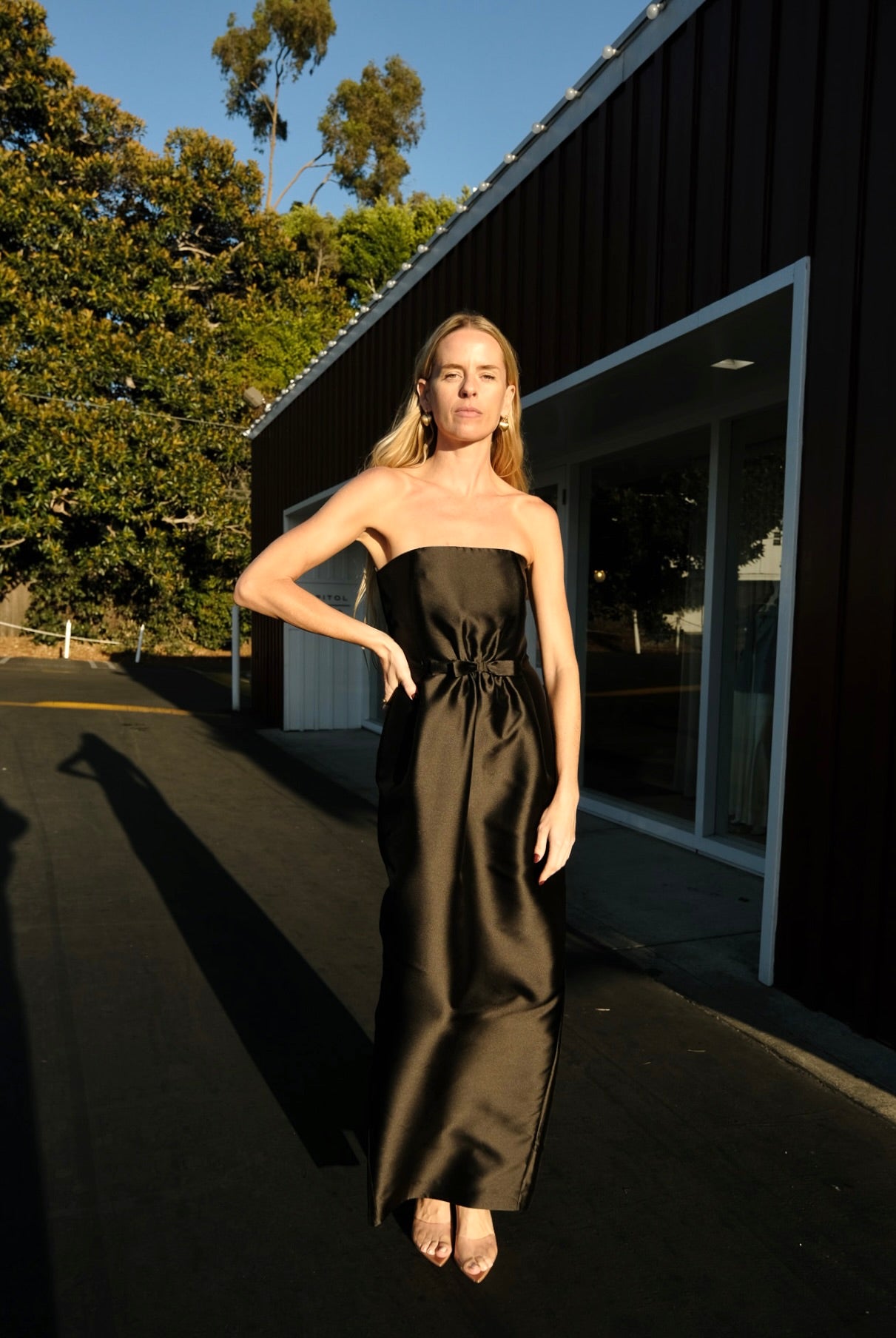BERNADETTE | STRAPLESS LINETTE DRESS