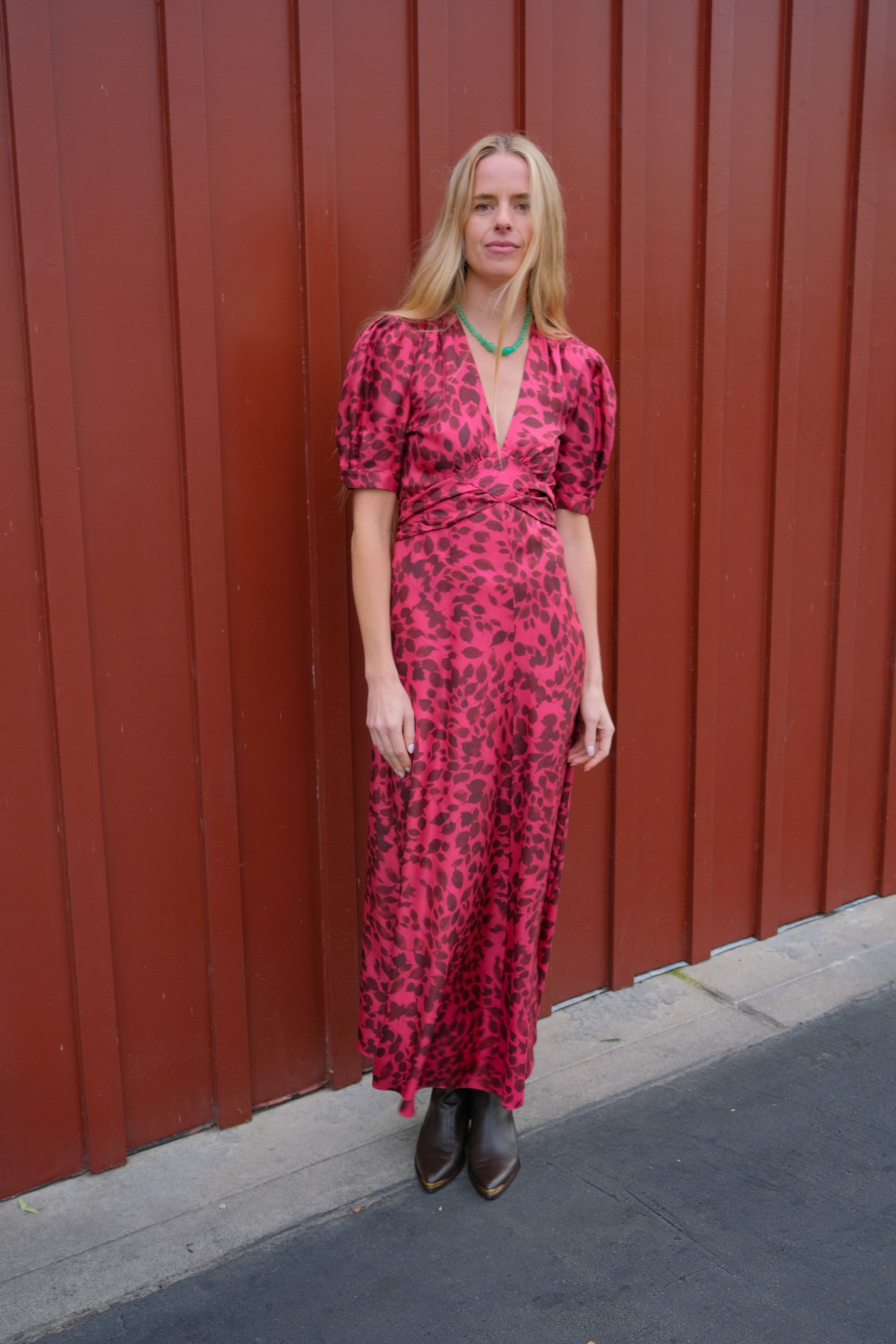 GABRIELA HEARST ロングカーディガン Celebrities Front Row at Gabriela Hearst Fall 2026 Ready-to-Wear