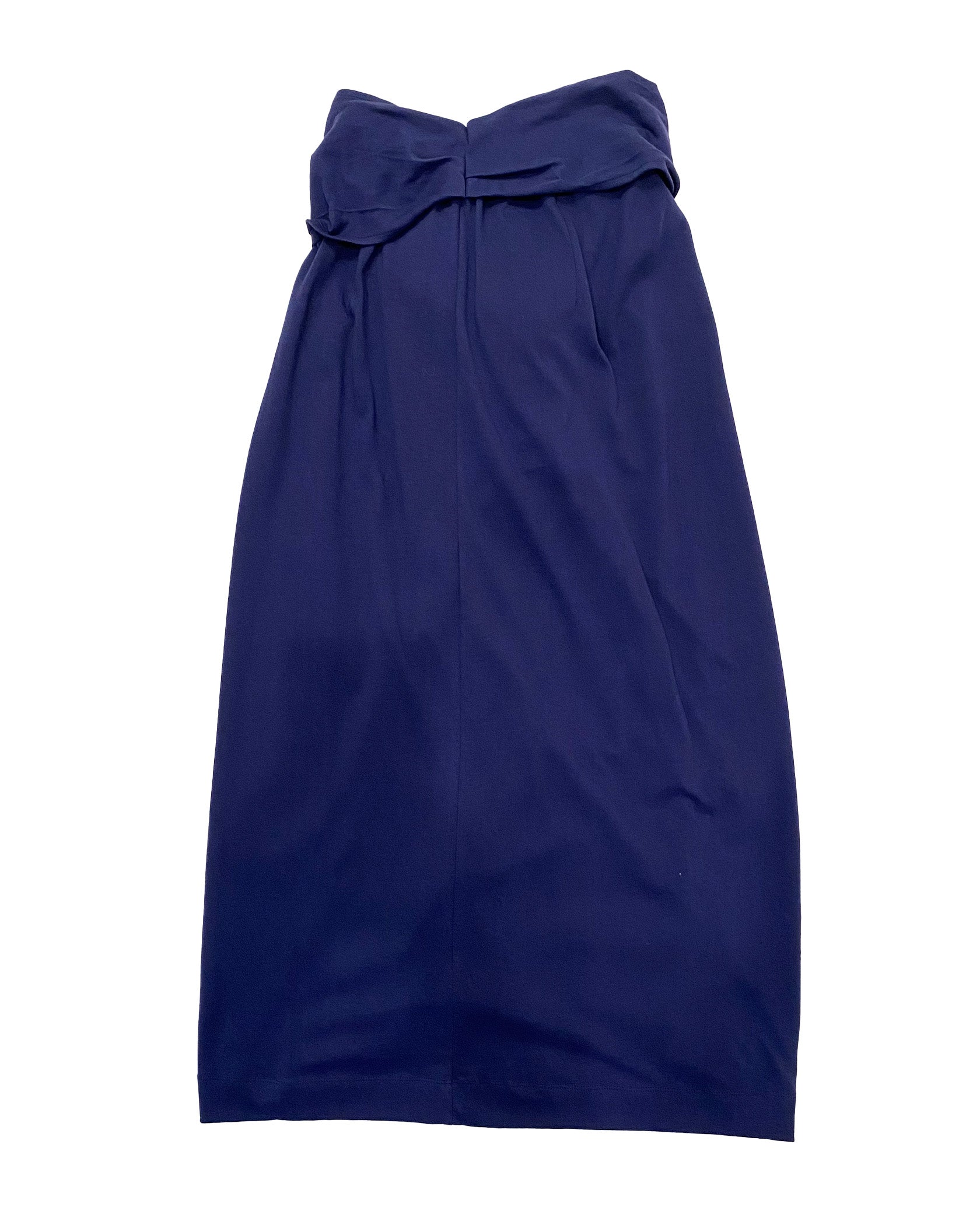 DRIES VAN NOTEN | JERSEY RUCHED MIDI SKIRT