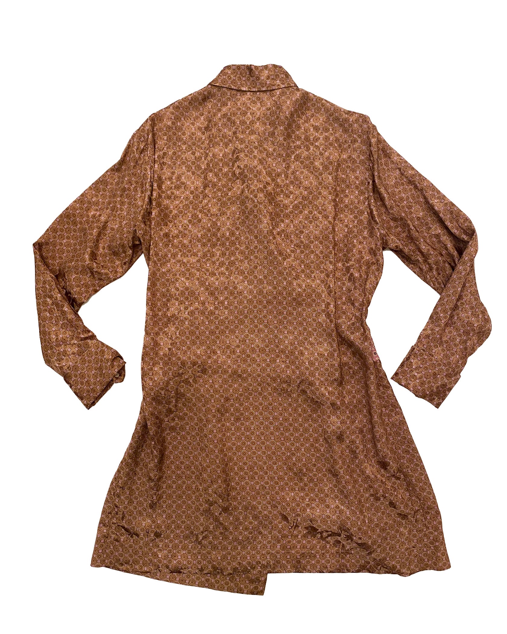DRIES VAN NOTEN | JACQUARD FLOWER MOTIF SHORT KIMONO