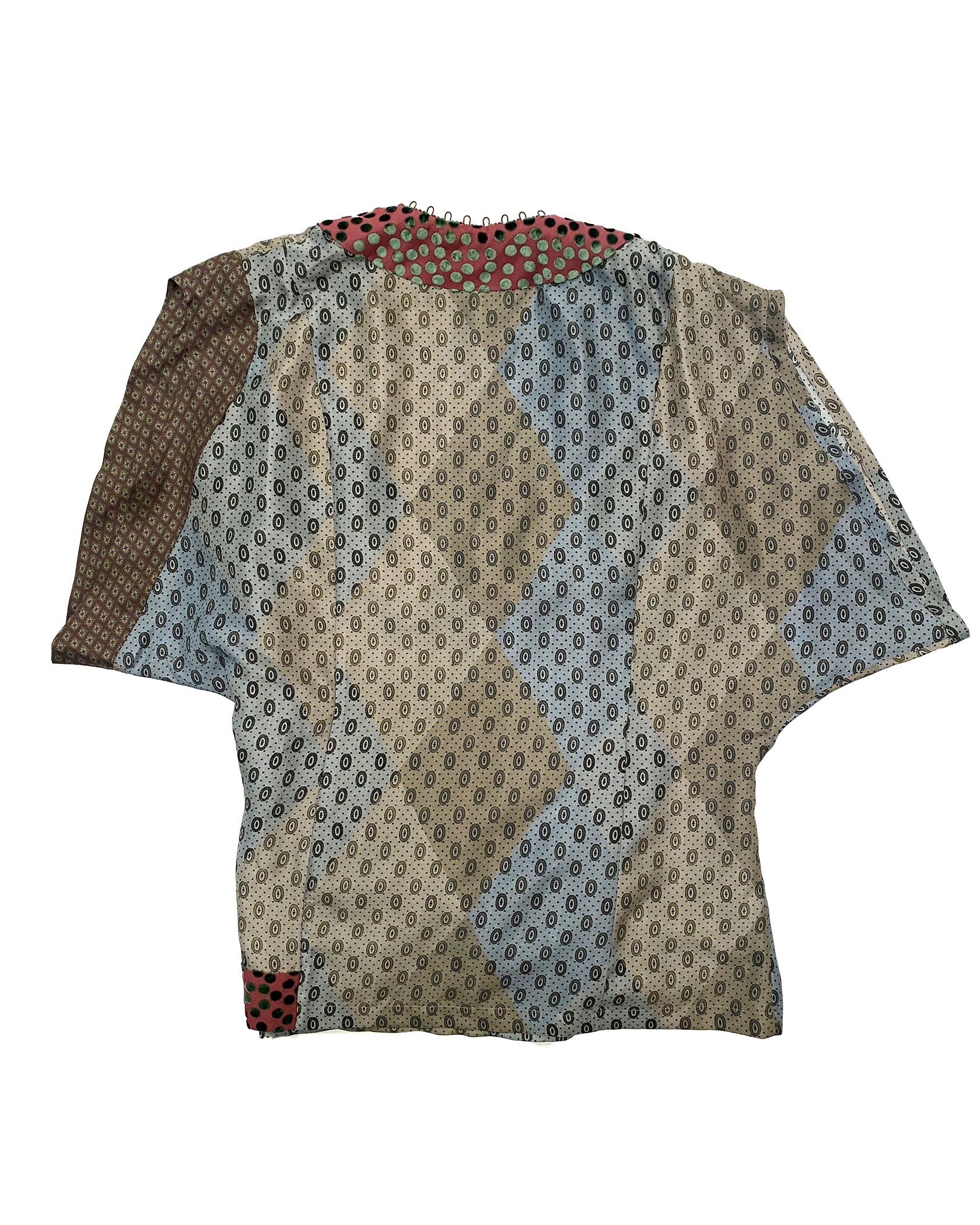 DRIES VAN NOTEN | SILK PRINTED WRAP TOP