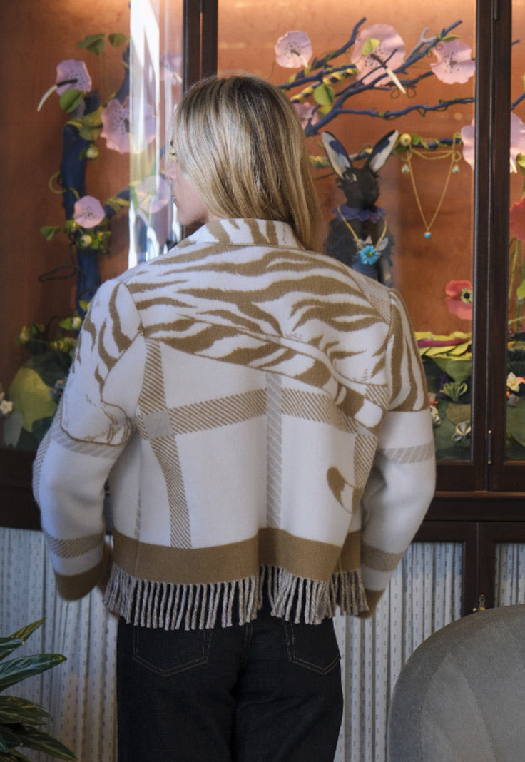 LILY EVE | LONG SLEEVE FRINGE JACKET