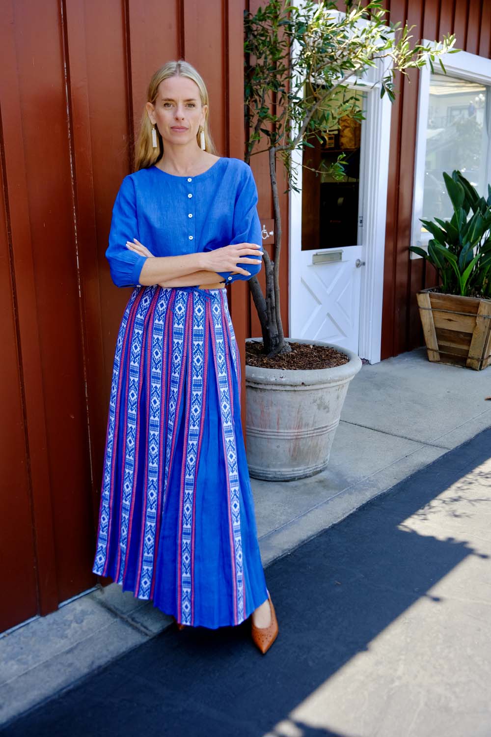 EMPORIO SIRENUSE | CROPPED JINNY BLOUSE | WOMEN'S LUXURY DESIGNER CLOTHING, JEWELRY & ACCESSORIES | CAPITOL CHARLOTTE, NC & BRENTWOOD, CA