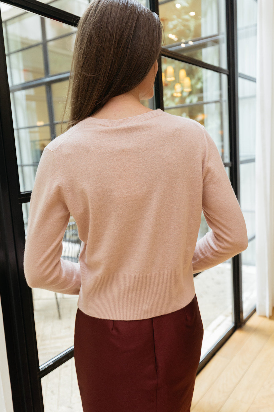 ERDEM | EMB FITTED CARDIGAN