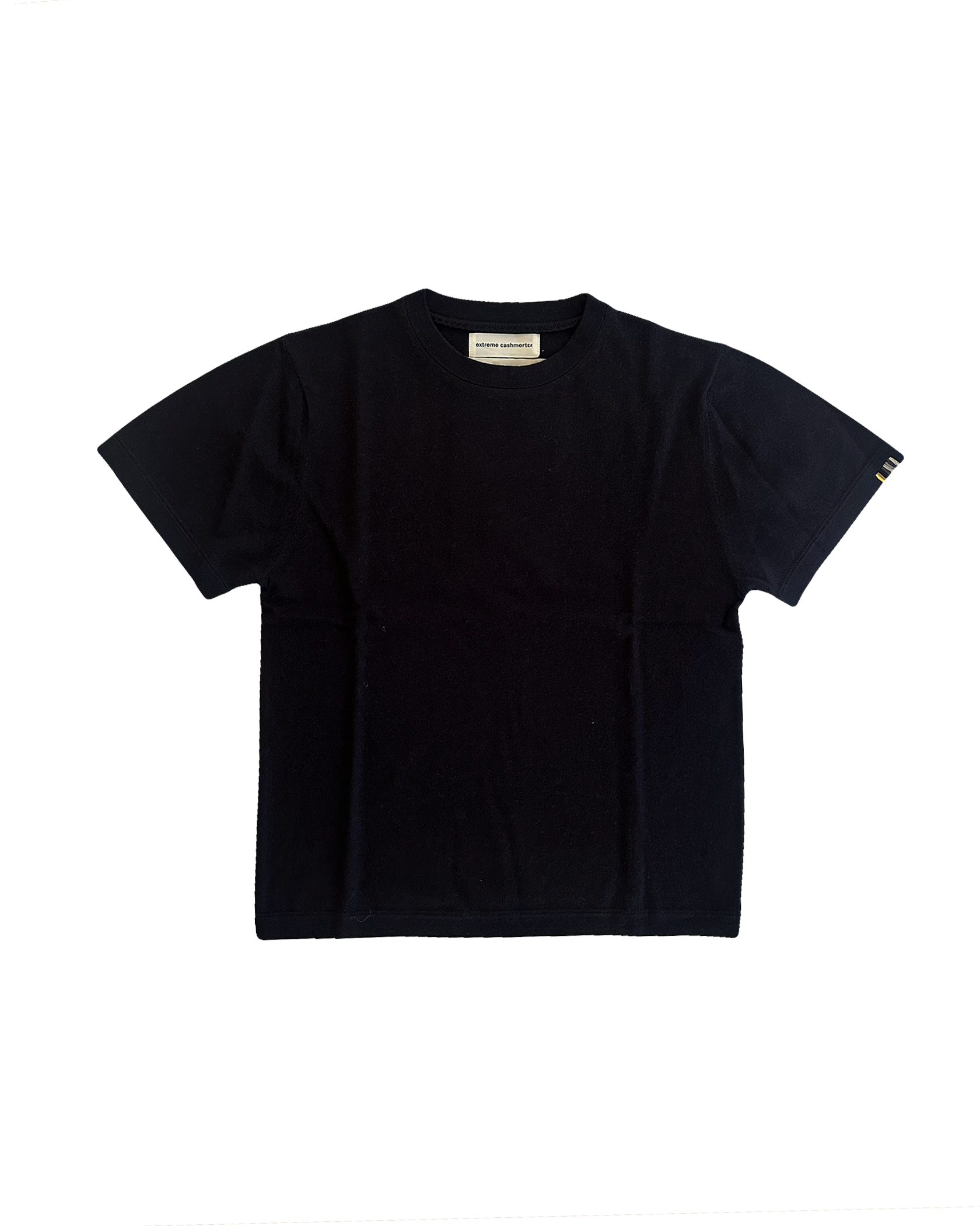 EXTREME CASHMERE | SHORT SLEEVE CASHMERE CUBA KNIT TEE