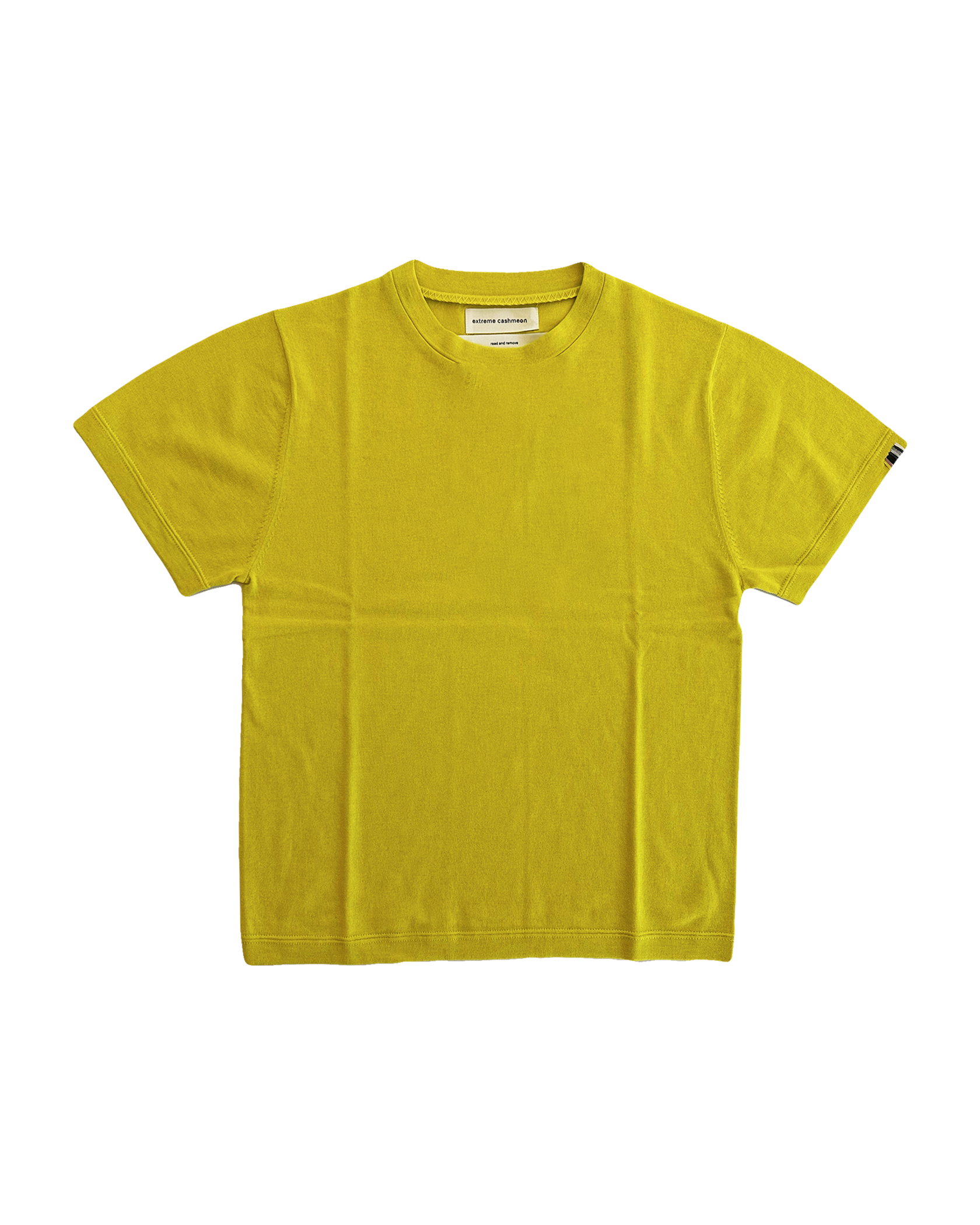 EXTREME CASHMERE | SHORT SLEEVE CASHMERE CUBA KNIT TEE
