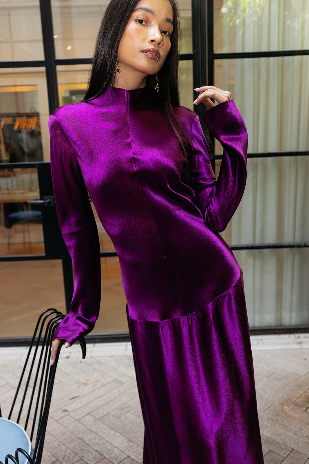 FFORME | MILA BIAS CUT MAXI DRESS