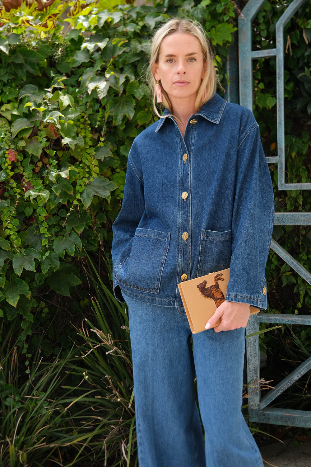 FORTE FORTE | CAVALRY DENIM WORKWEAR JACKET | WOMEN'S LUXURY DESIGNER CLOTHING, SHOES, HANDBAGS & JEWELRY | CAPITOL CHARLOTTE, NC & BRENTWOOD, CA