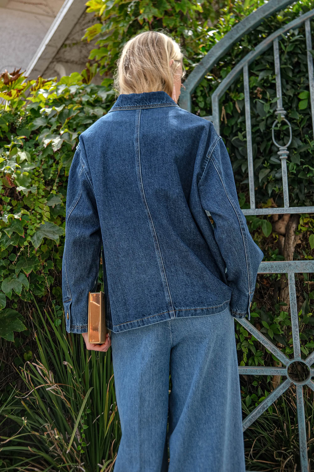 FORTE FORTE | CAVALRY DENIM WORKWEAR JACKET | WOMEN'S LUXURY DESIGNER CLOTHING, SHOES, HANDBAGS & JEWELRY | CAPITOL CHARLOTTE, NC & BRENTWOOD, CA