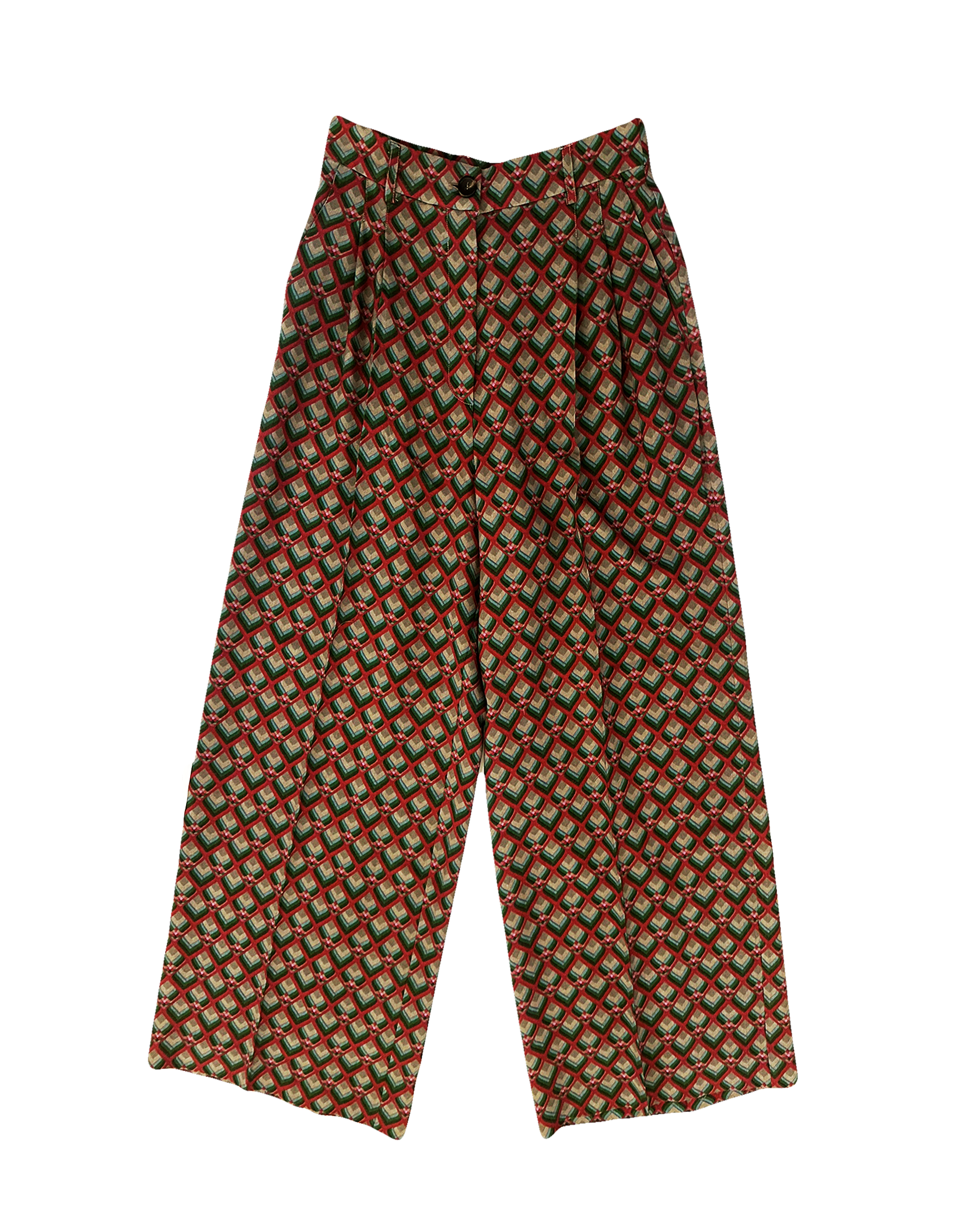 FRANCO FERRARI | SILK PRINTED TROUSER