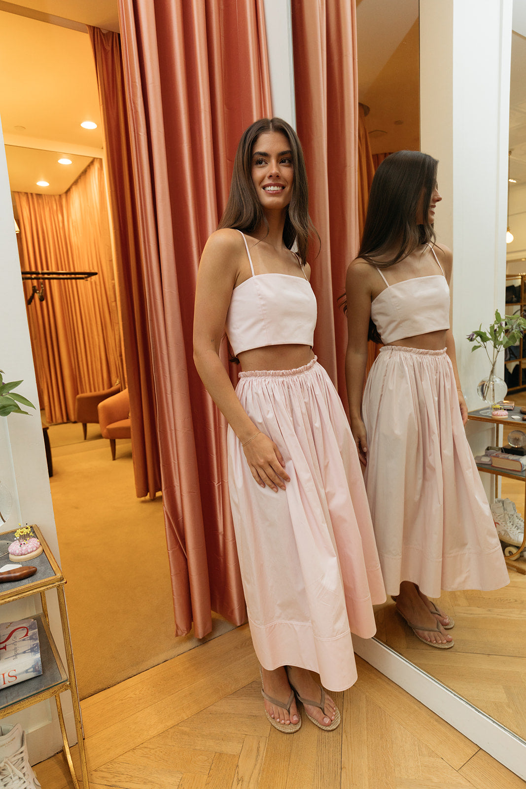 GABRIELA HEARST | SHIVA COTTON SKIRT | WOMEN'S LUXURY DESIGNER CLOTHING, SHOES, HANDBAGS & JEWELRY | CAPITOL CHARLOTTE, NC & BRENTWOOD, CA