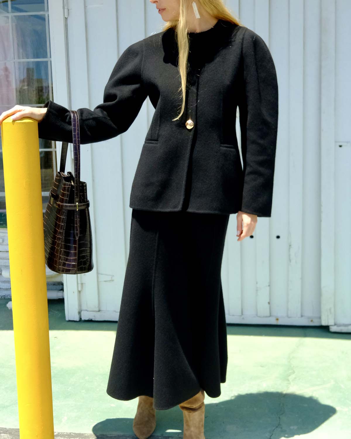 GABRIELA HEARST | PATTERSON SKIRT | WOMEN'S LUXURY DESIGNER CLOTHING, JEWELRY & ACCESSORIES | CAPITOL CHARLOTTE, NC & BRENTWOOD, CA